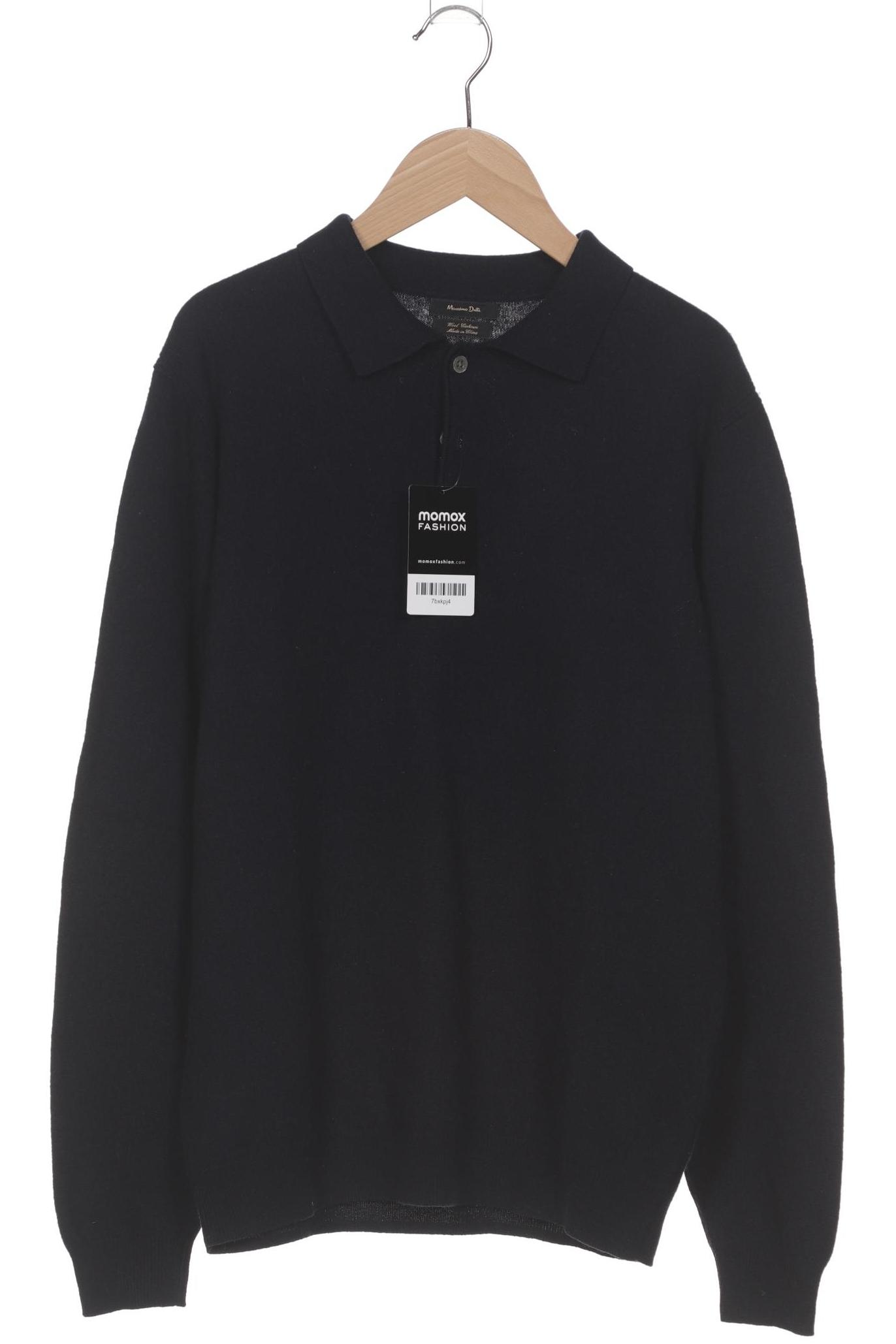 

Massimo Dutti Herren Pullover, marineblau, Gr. 48