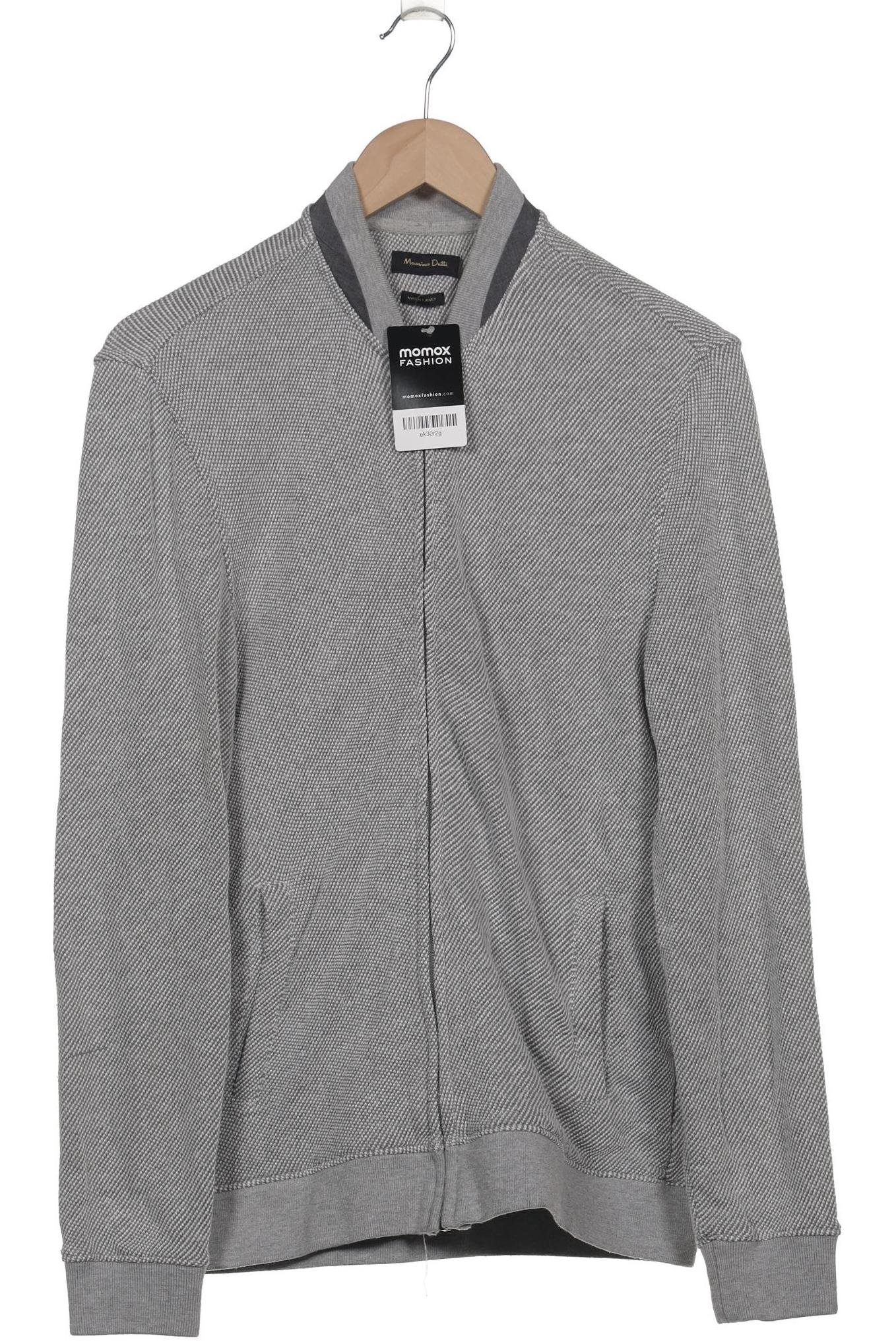 

Massimo Dutti Herren Strickjacke, grau, Gr. 52