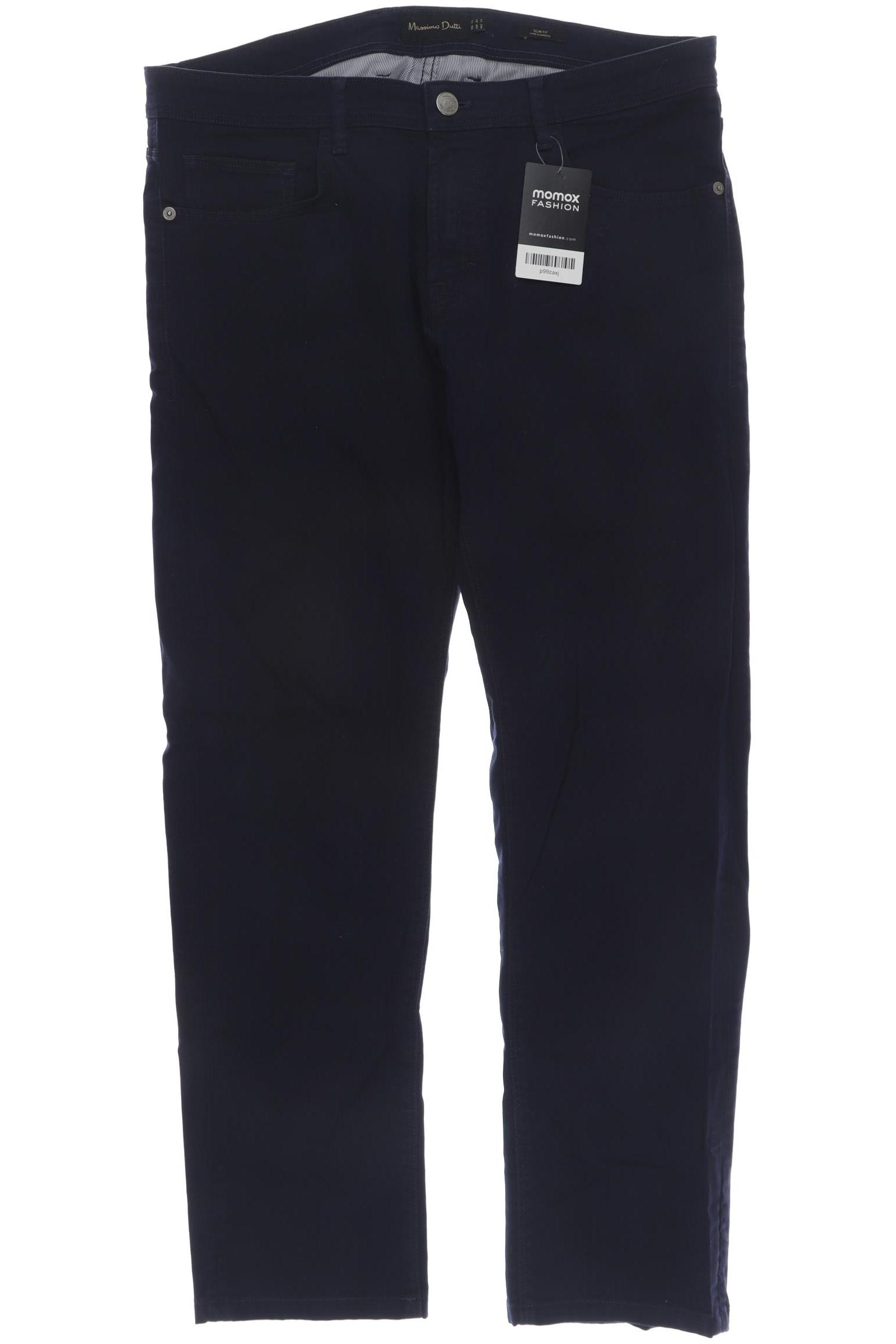 

Massimo Dutti Herren Stoffhose, marineblau