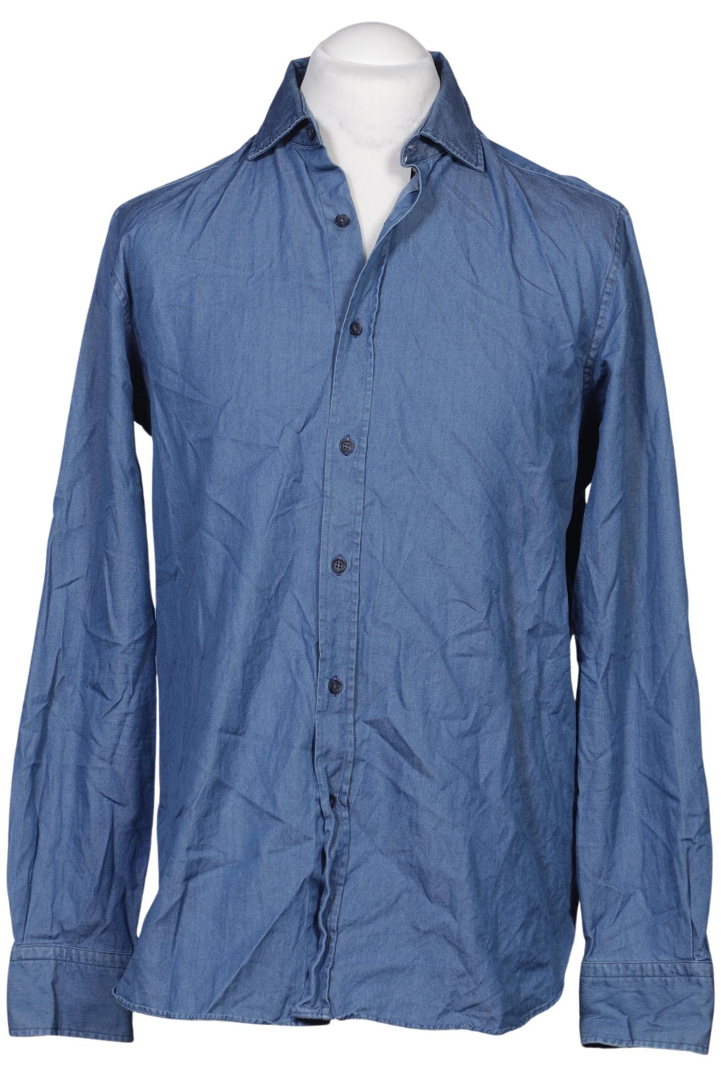 

Massimo Dutti Herren Hemd, blau, Gr. 52
