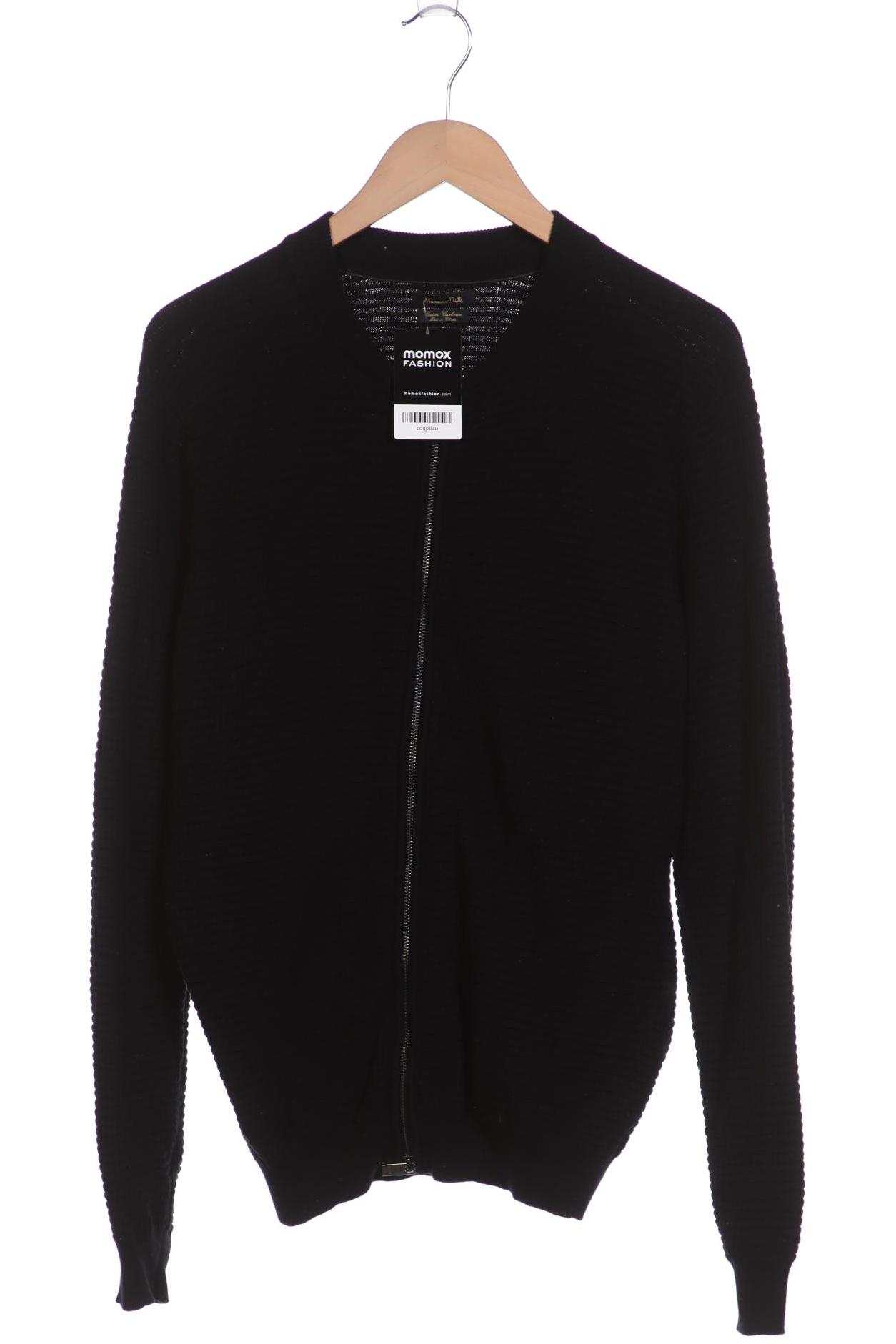 

Massimo Dutti Herren Strickjacke, schwarz, Gr. 52