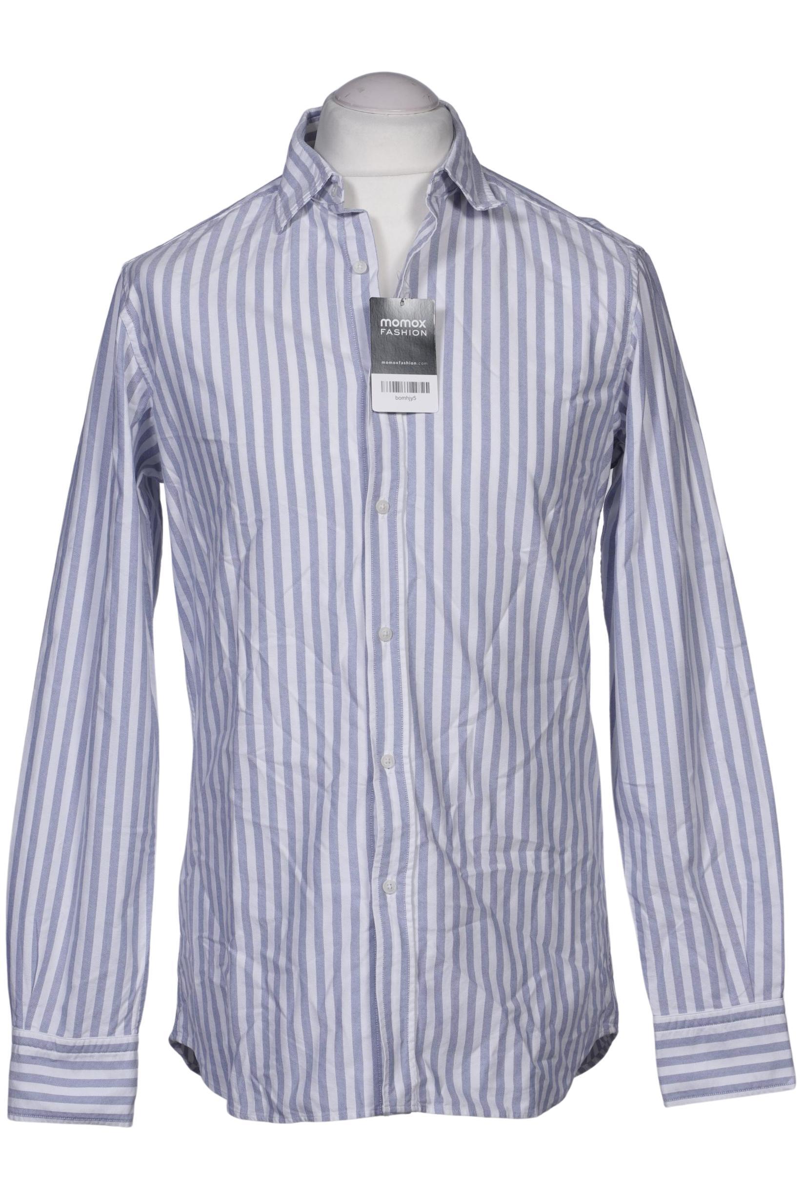

Massimo Dutti Herren Hemd, blau, Gr. 48