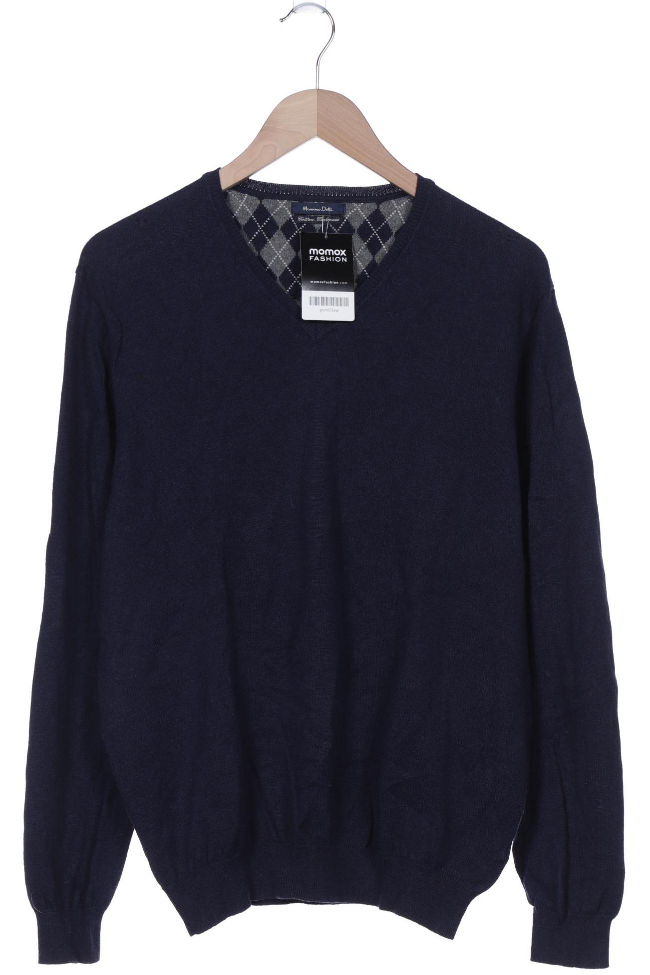 

Massimo Dutti Herren Pullover, marineblau, Gr. 52