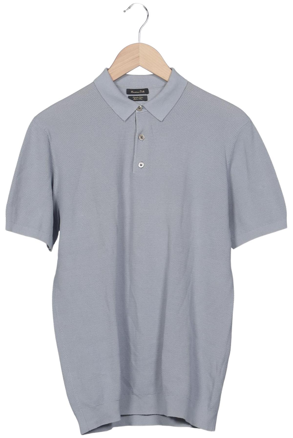 

Massimo Dutti Herren Poloshirt, hellblau, Gr. 54