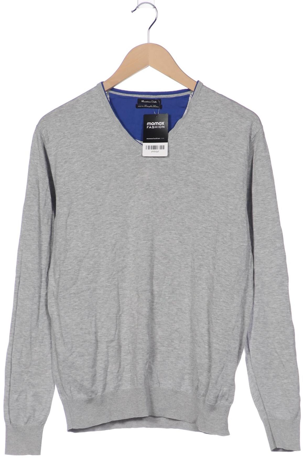 

Massimo Dutti Herren Pullover, grau, Gr. 52