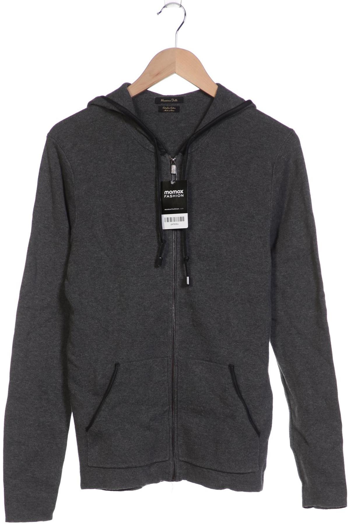 

Massimo Dutti Herren Kapuzenpullover, grau, Gr. 48