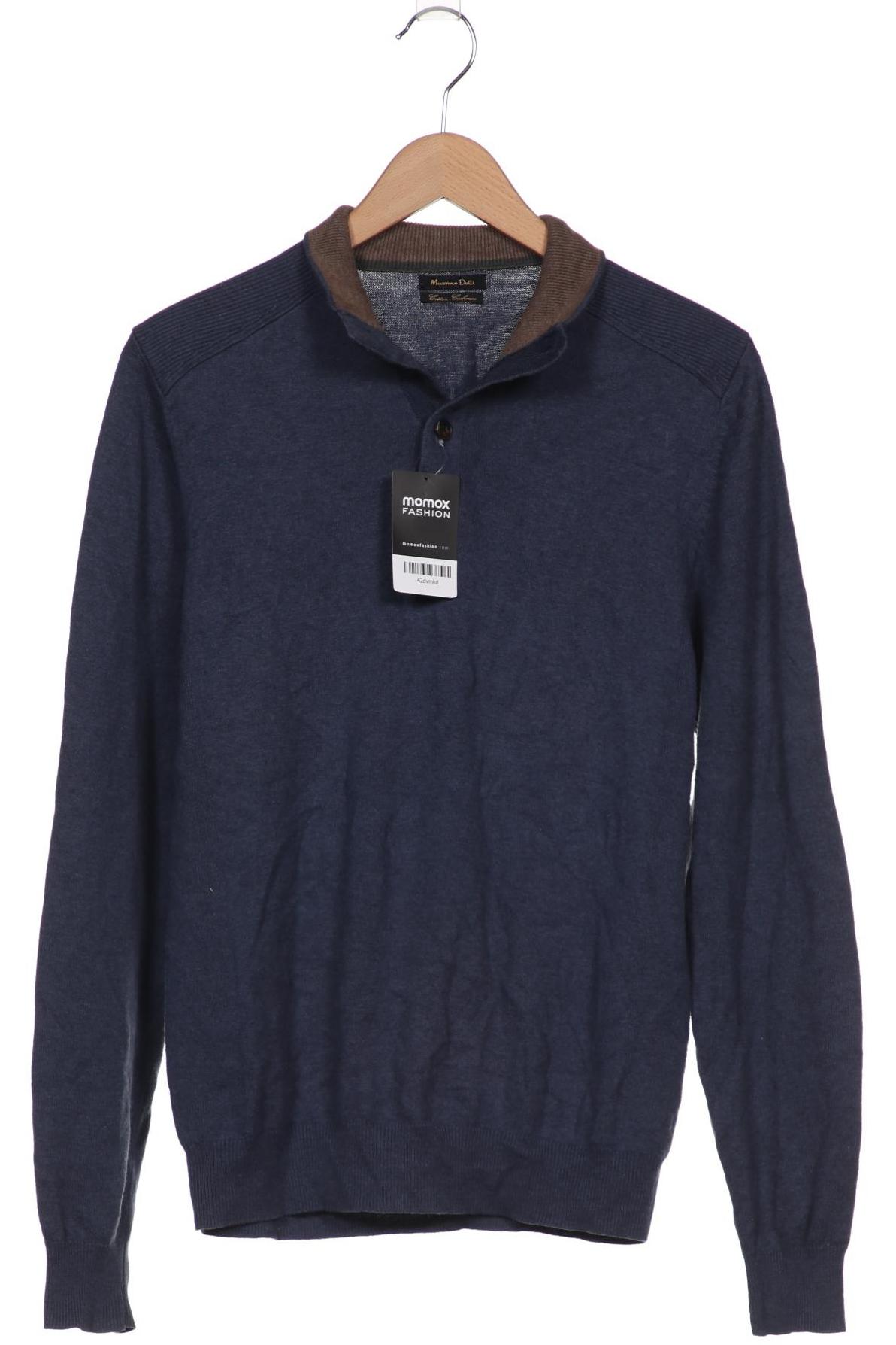 

Massimo Dutti Herren Pullover, marineblau, Gr. 48