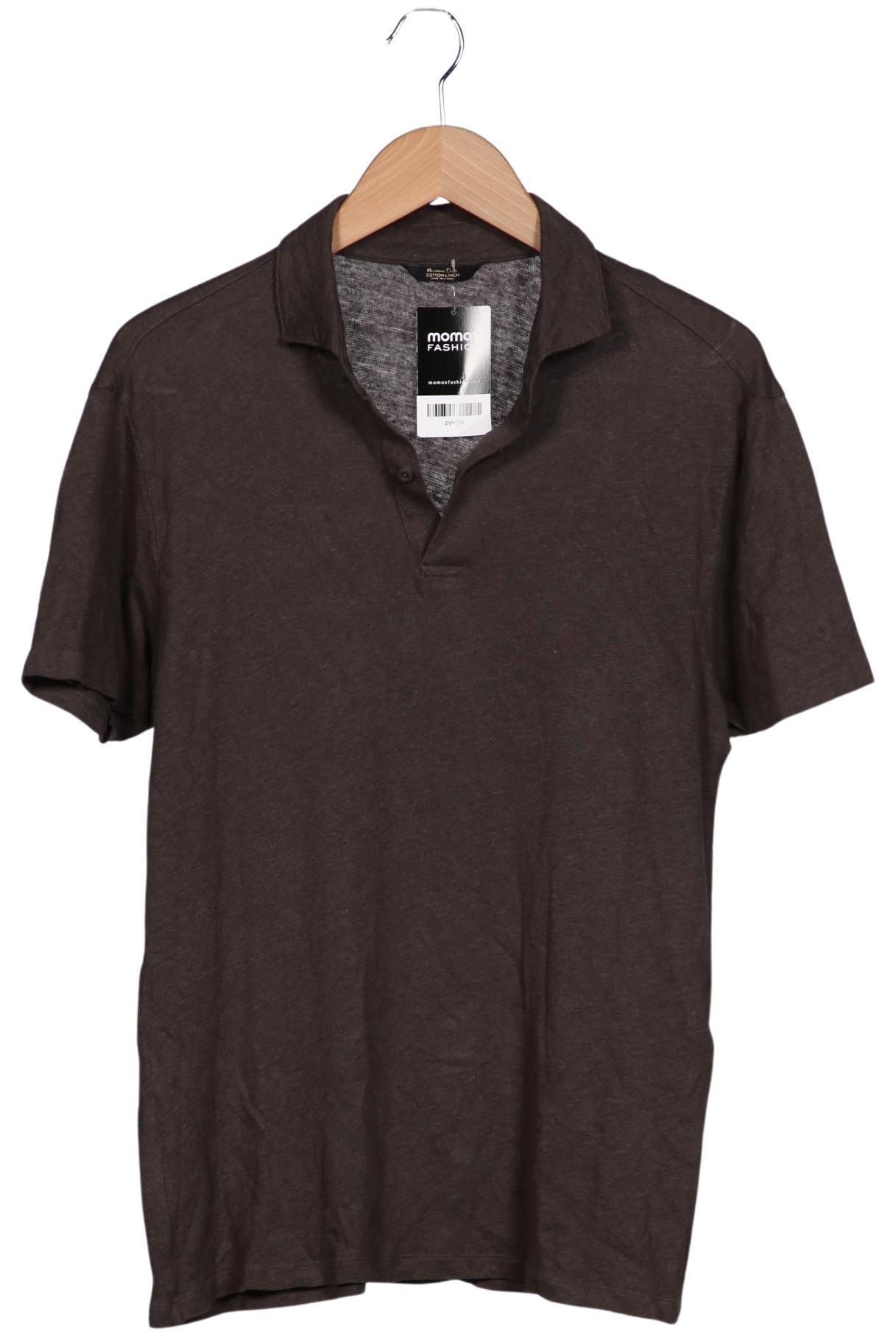 

Massimo Dutti Herren Poloshirt, grau, Gr. 52