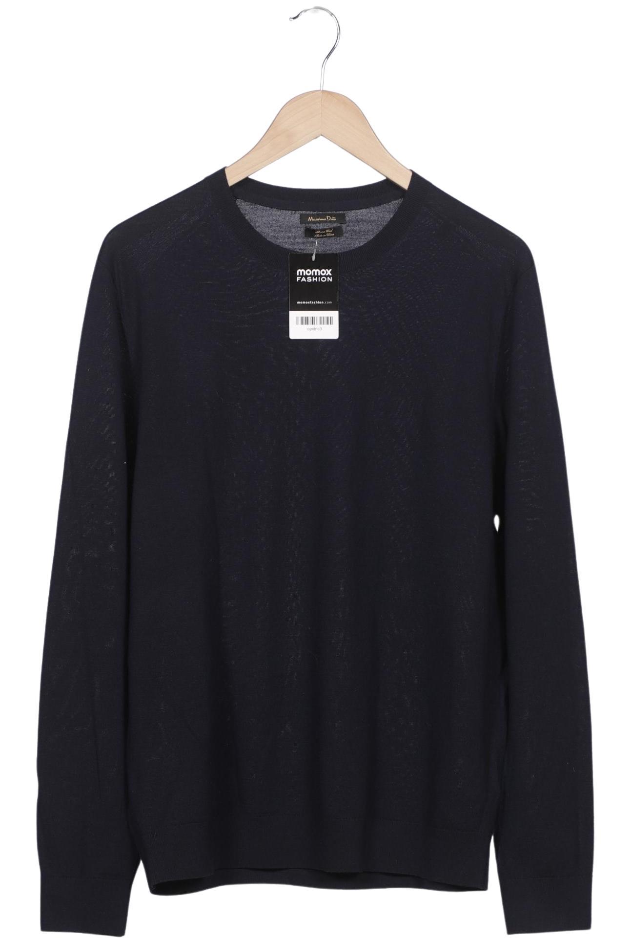 

Massimo Dutti Herren Pullover, marineblau, Gr. 54