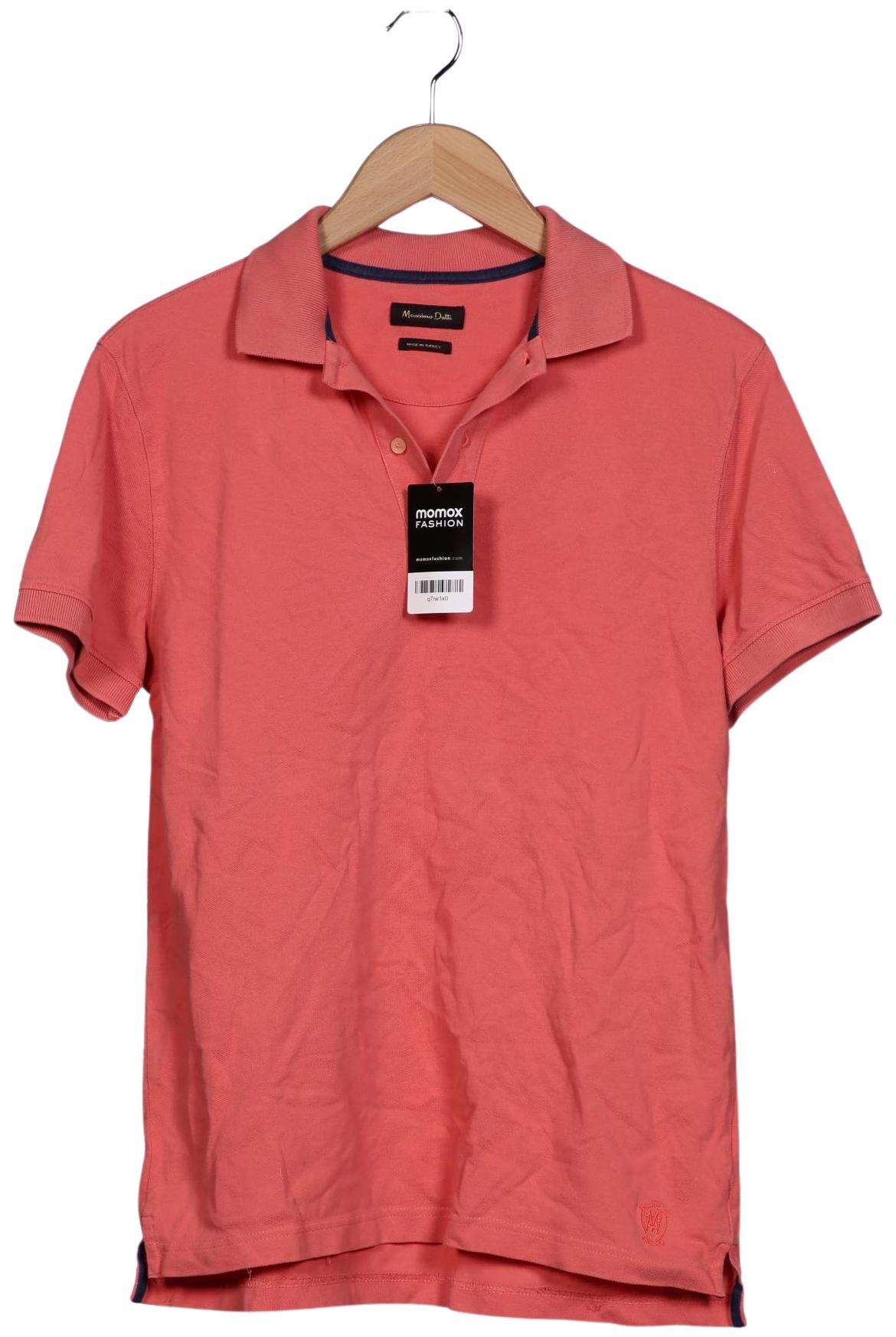 

Massimo Dutti Herren Poloshirt, pink, Gr. 48