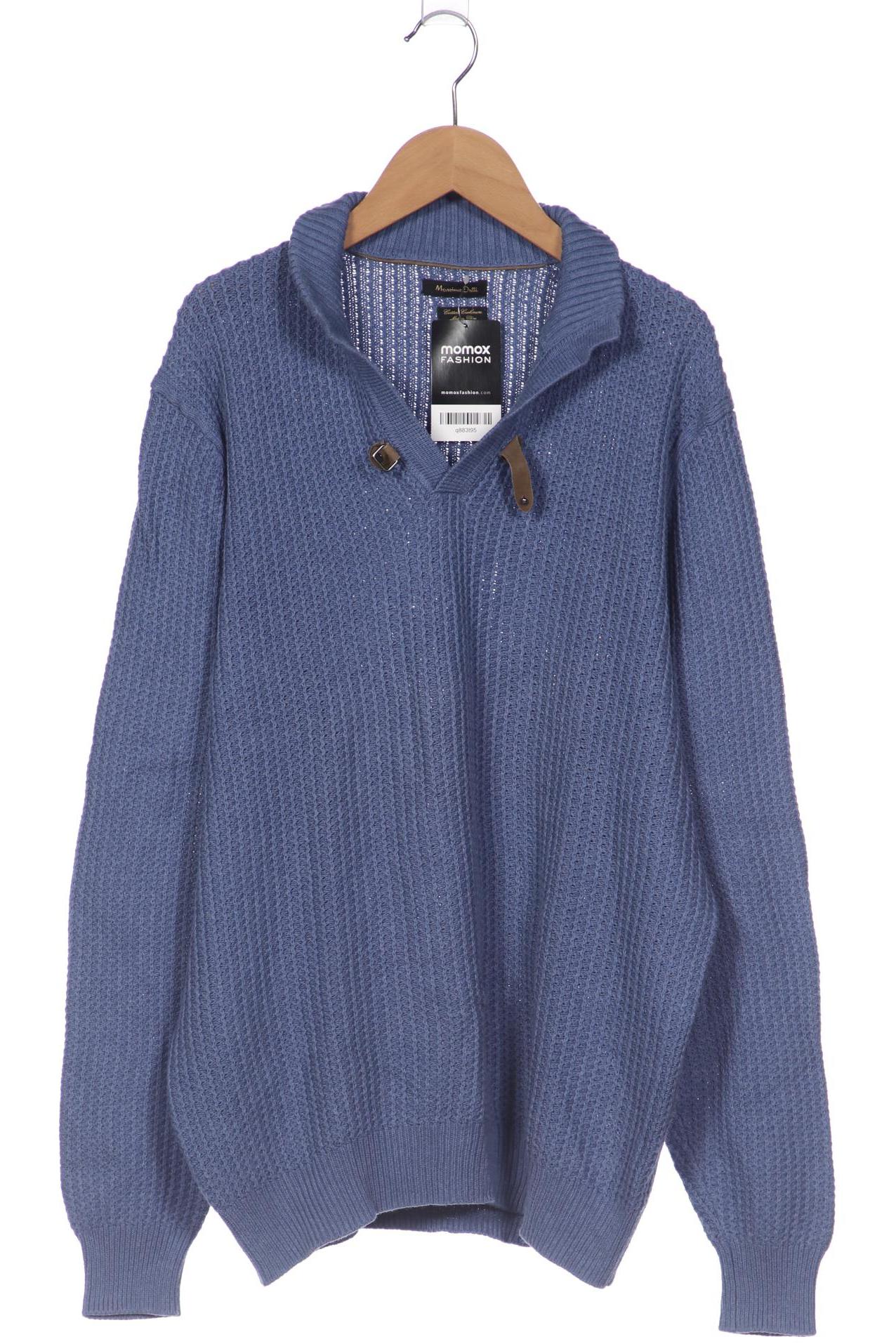

Massimo Dutti Herren Pullover, blau, Gr. 54