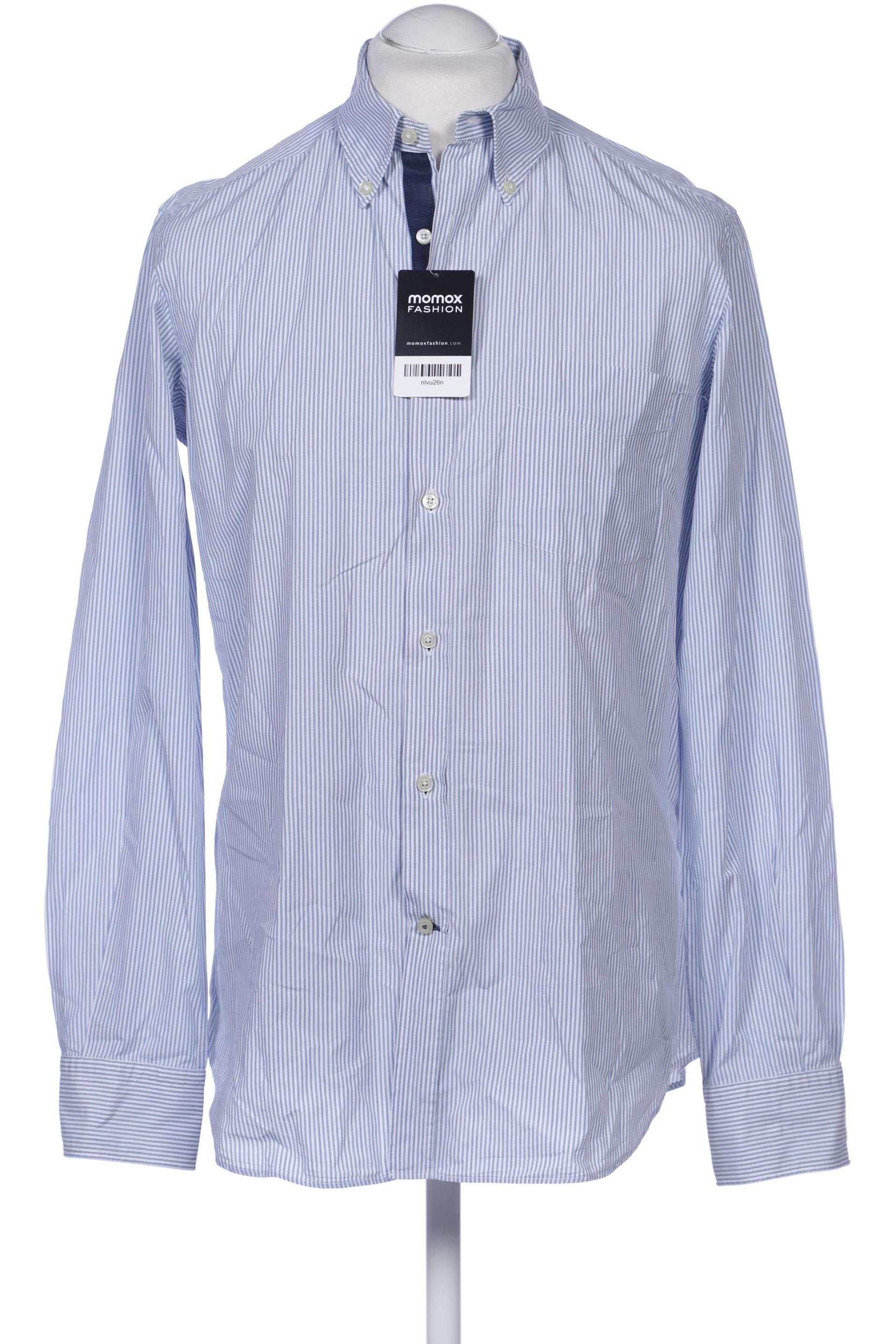 

Massimo Dutti Herren Hemd, blau, Gr. 48