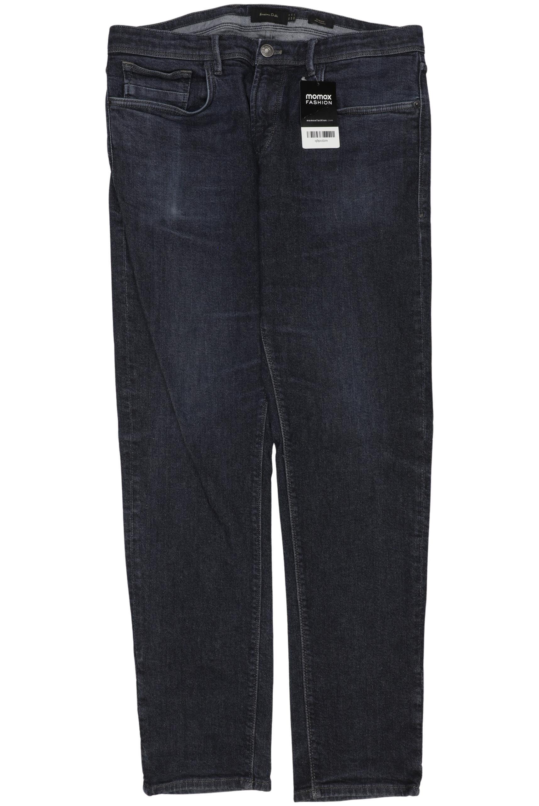 

Massimo Dutti Herren Jeans, marineblau, Gr. 0