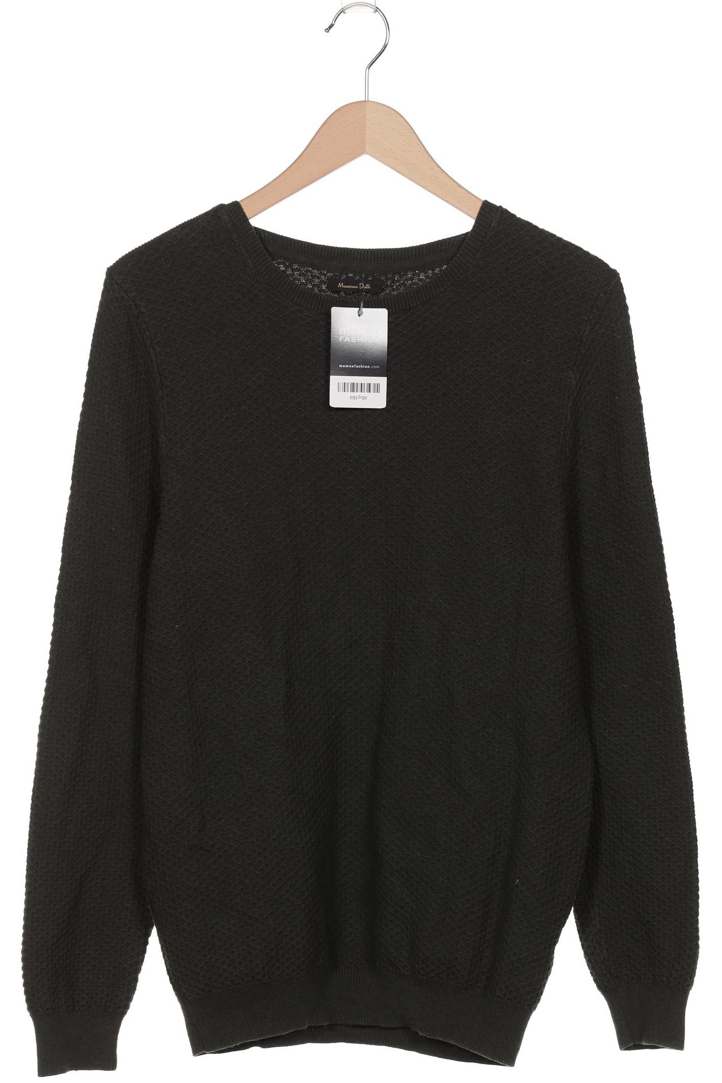 

Massimo Dutti Herren Pullover, grün, Gr. 52