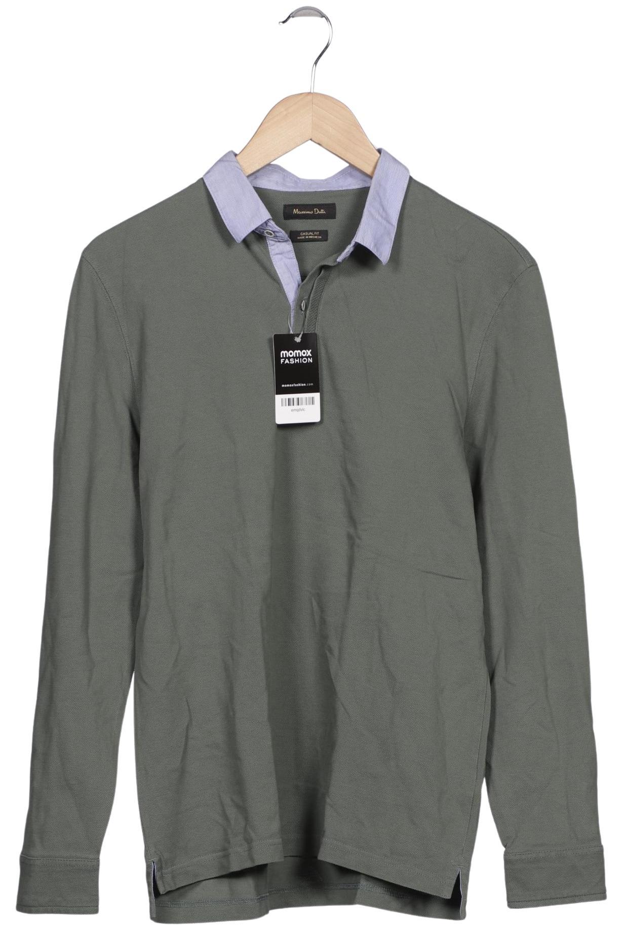 

Massimo Dutti Herren Poloshirt, grün, Gr. 52