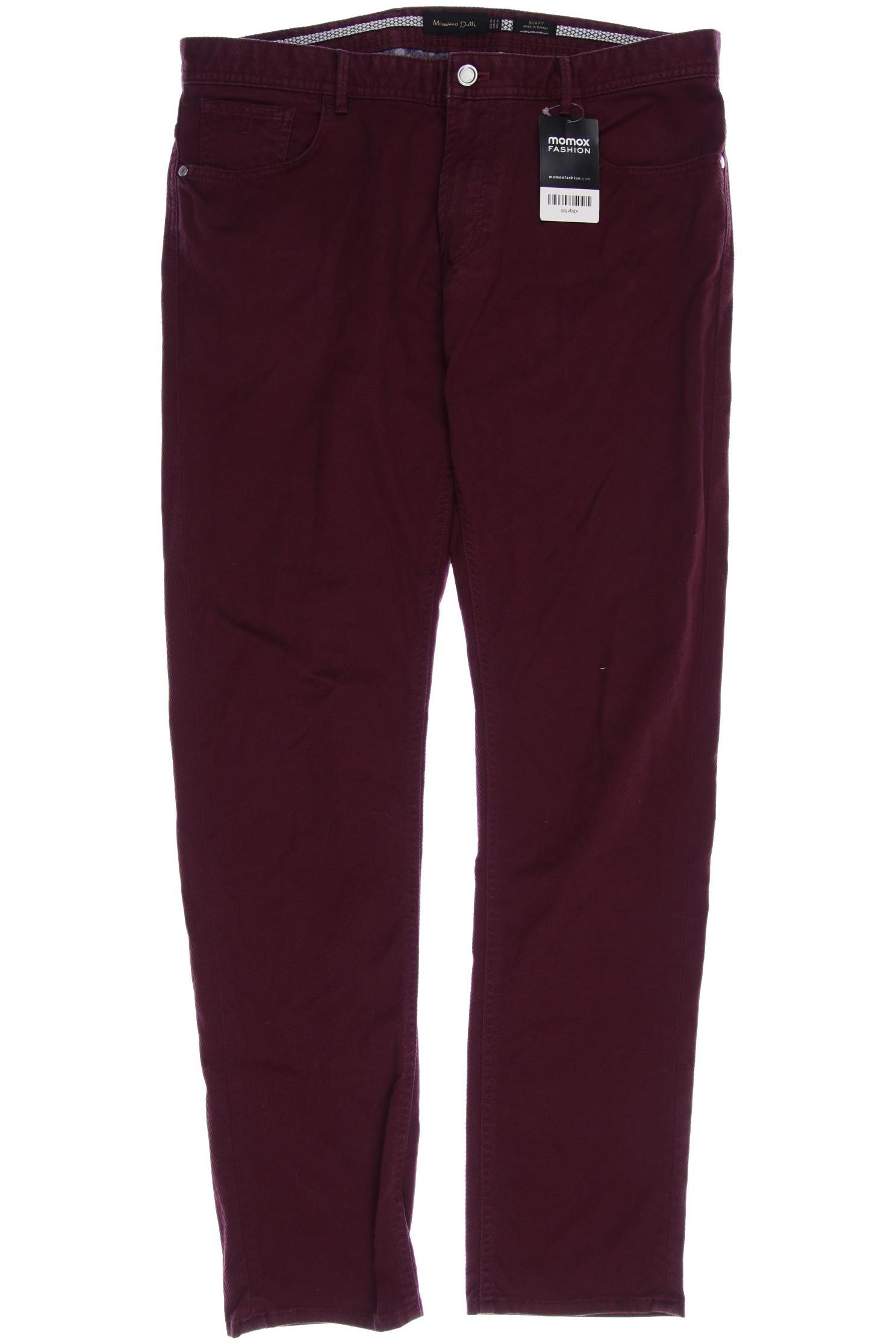 

Massimo Dutti Herren Stoffhose, bordeaux
