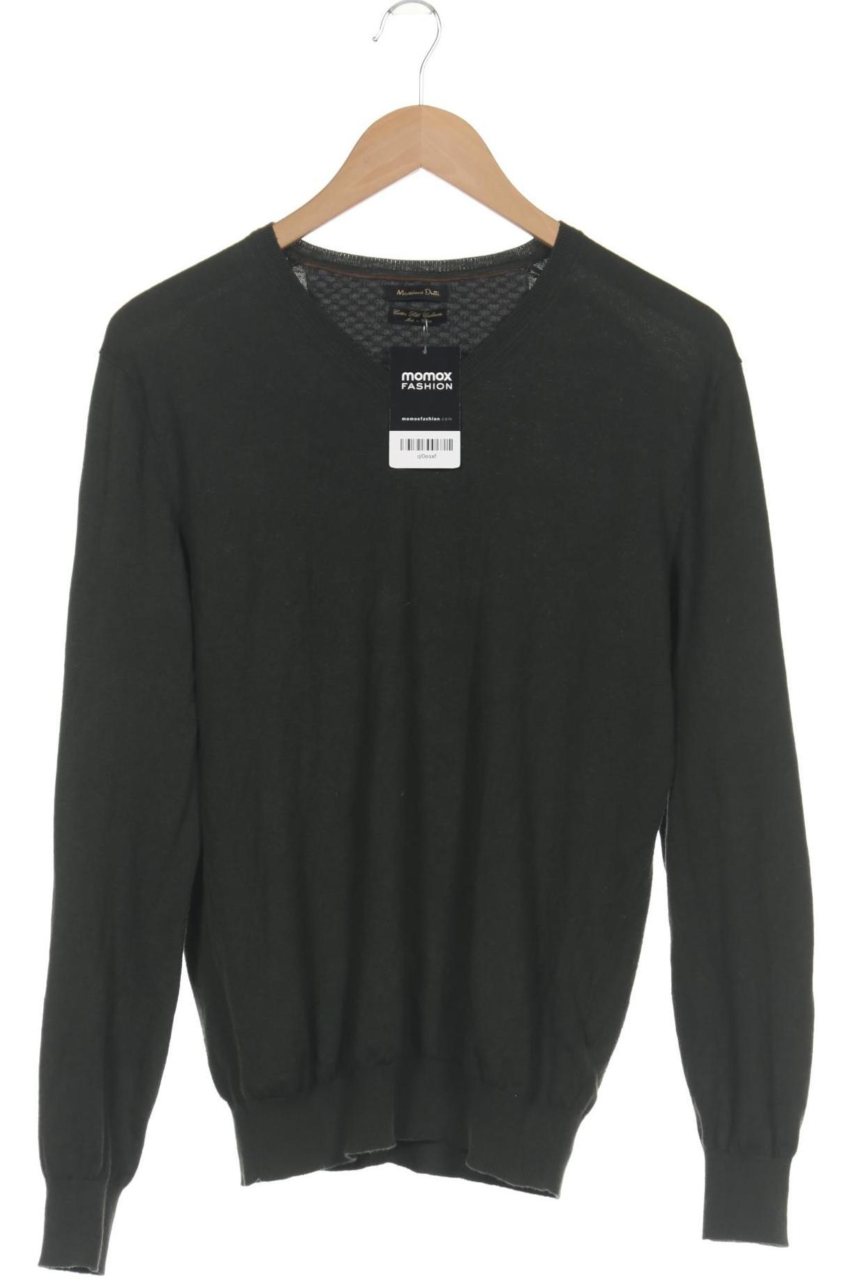 

Massimo Dutti Herren Pullover, grün, Gr. 48