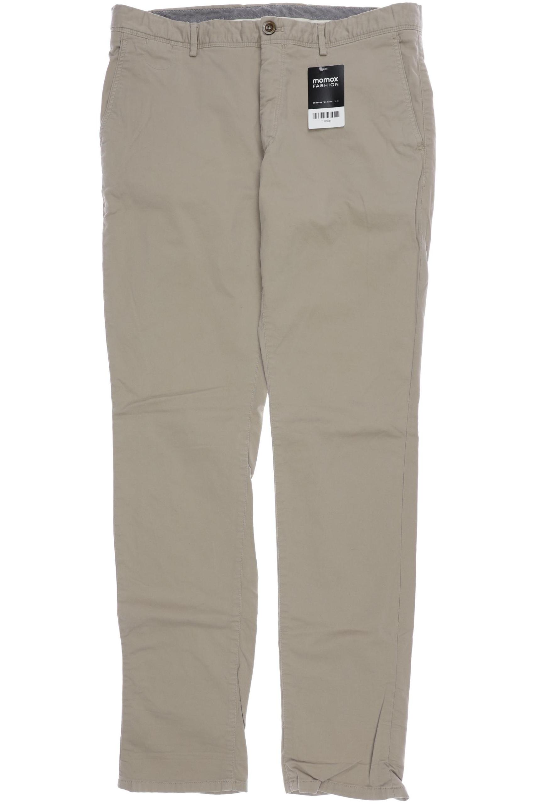 

Massimo Dutti Herren Stoffhose, beige, Gr. 46