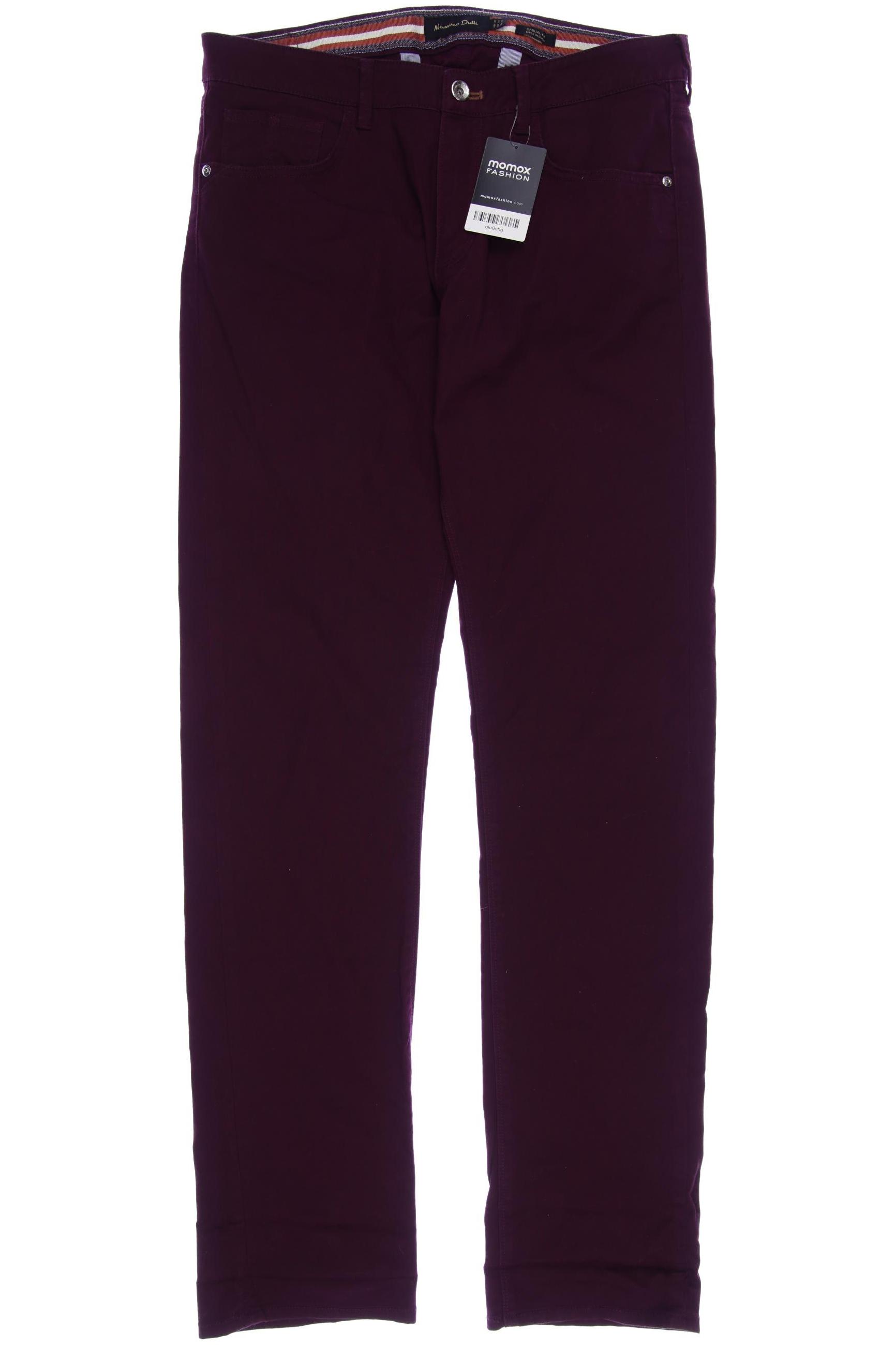 

Massimo Dutti Herren Stoffhose, bordeaux
