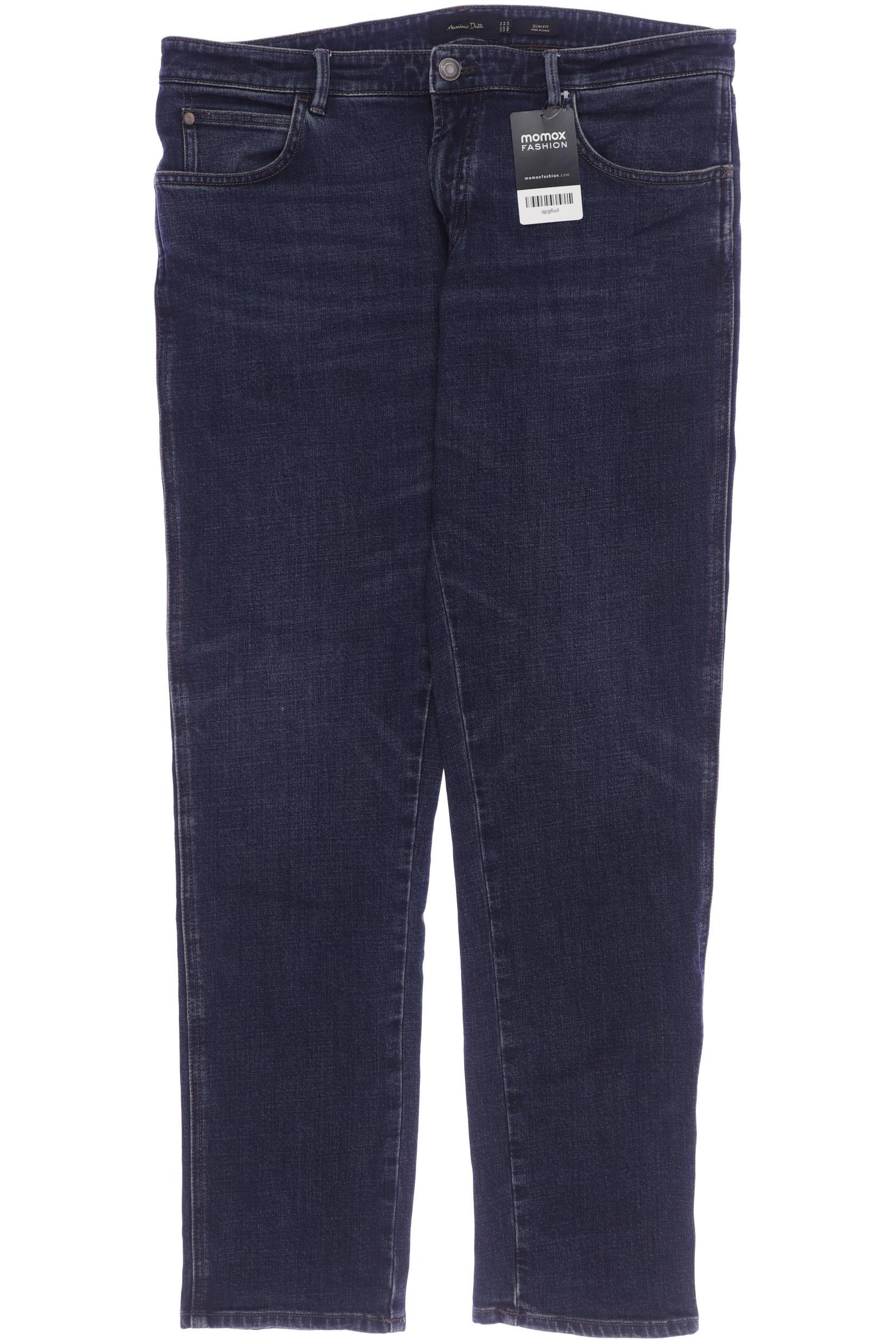

Massimo Dutti Herren Jeans, marineblau, Gr. 34