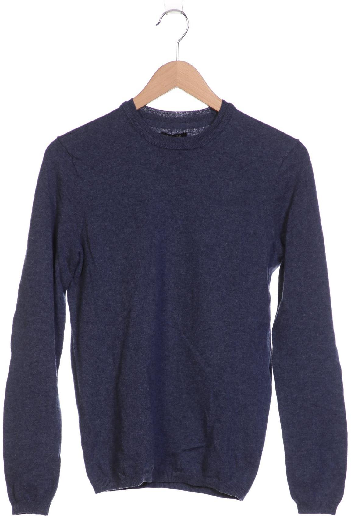 

Massimo Dutti Herren Pullover, blau, Gr. 48