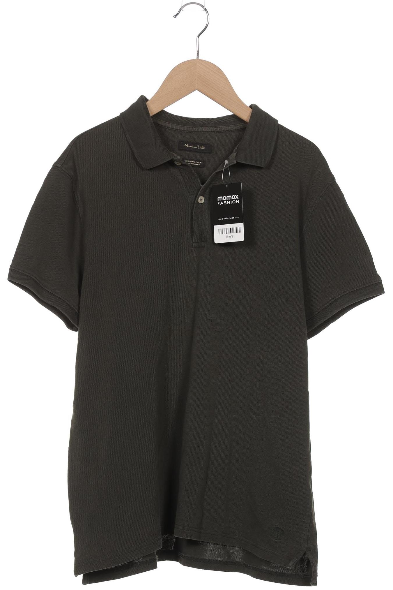 

Massimo Dutti Herren Poloshirt, grün, Gr. 52