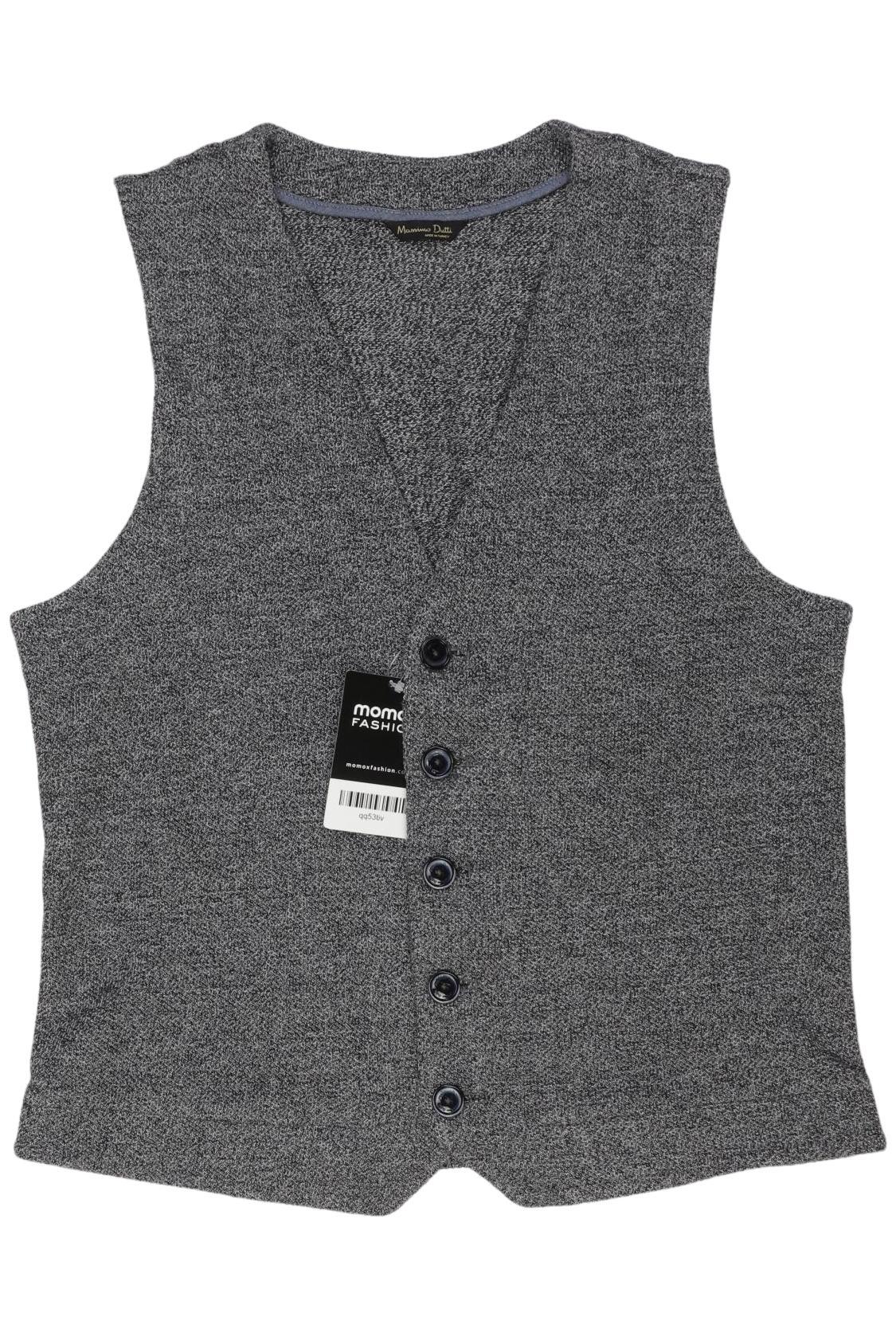 

Massimo Dutti Herren Weste, grau, Gr. 48