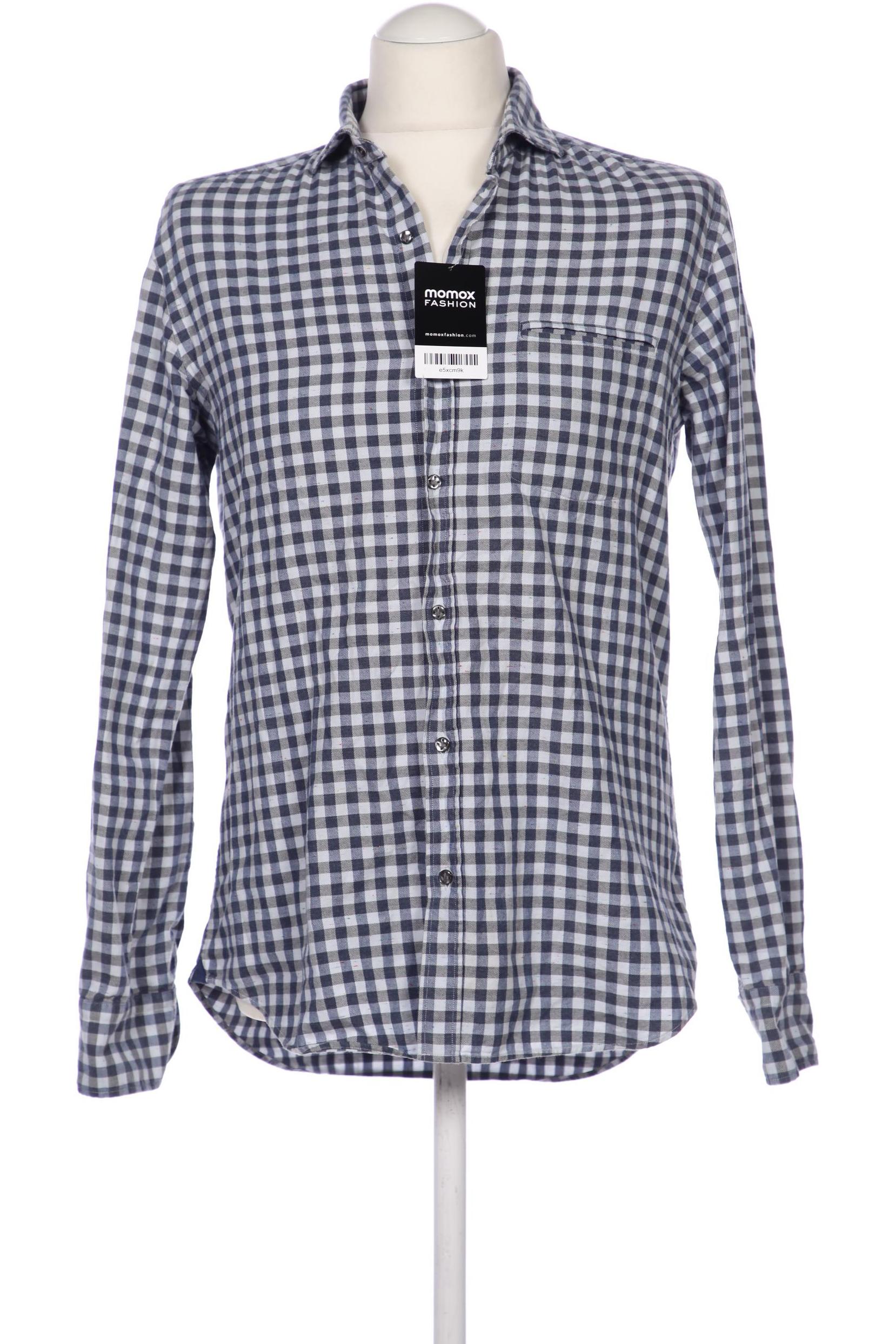 

Massimo Dutti Herren Hemd, grau, Gr. 48