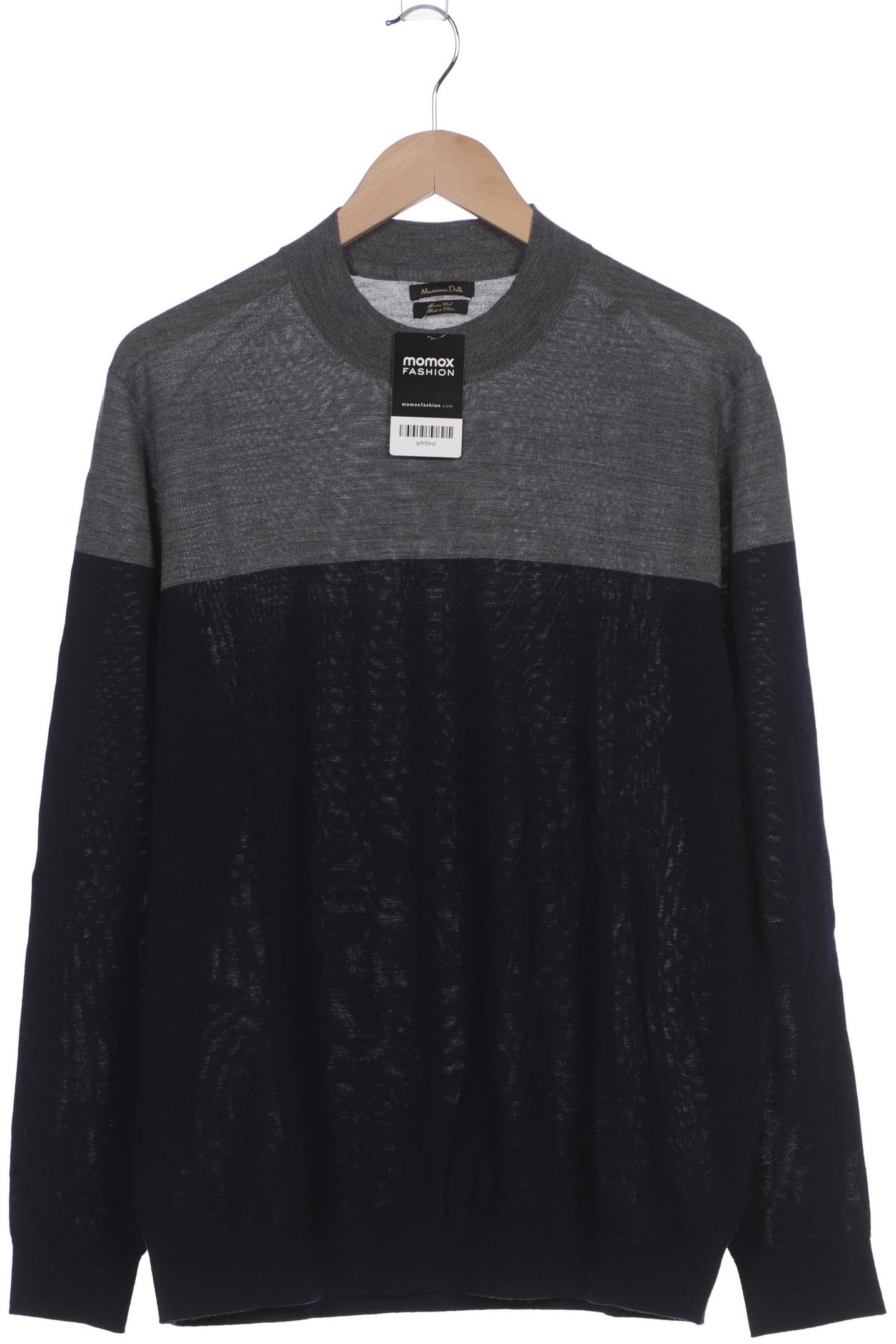 

Massimo Dutti Herren Pullover, marineblau, Gr. 56