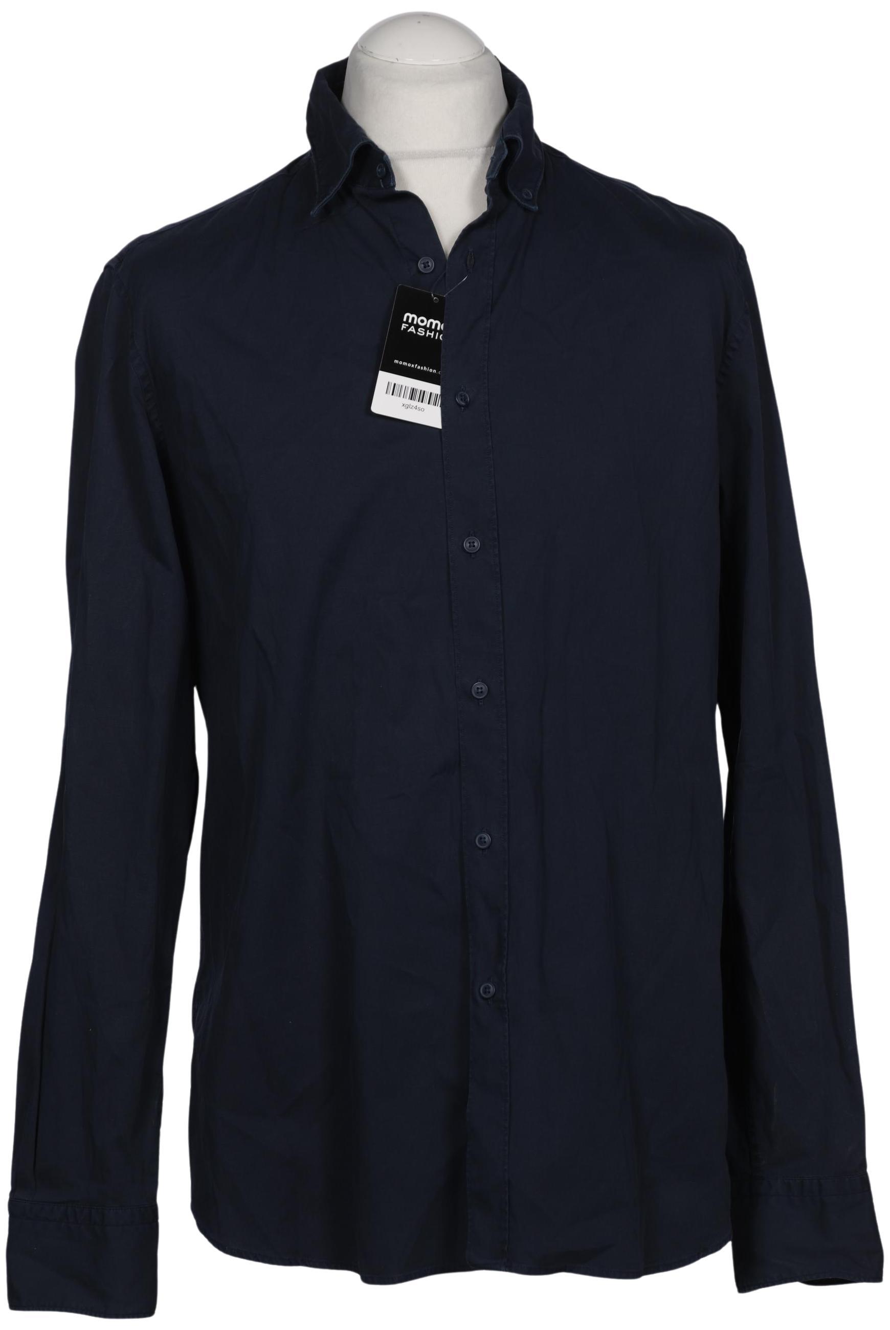 

Massimo Dutti Herren Hemd, marineblau, Gr. 52