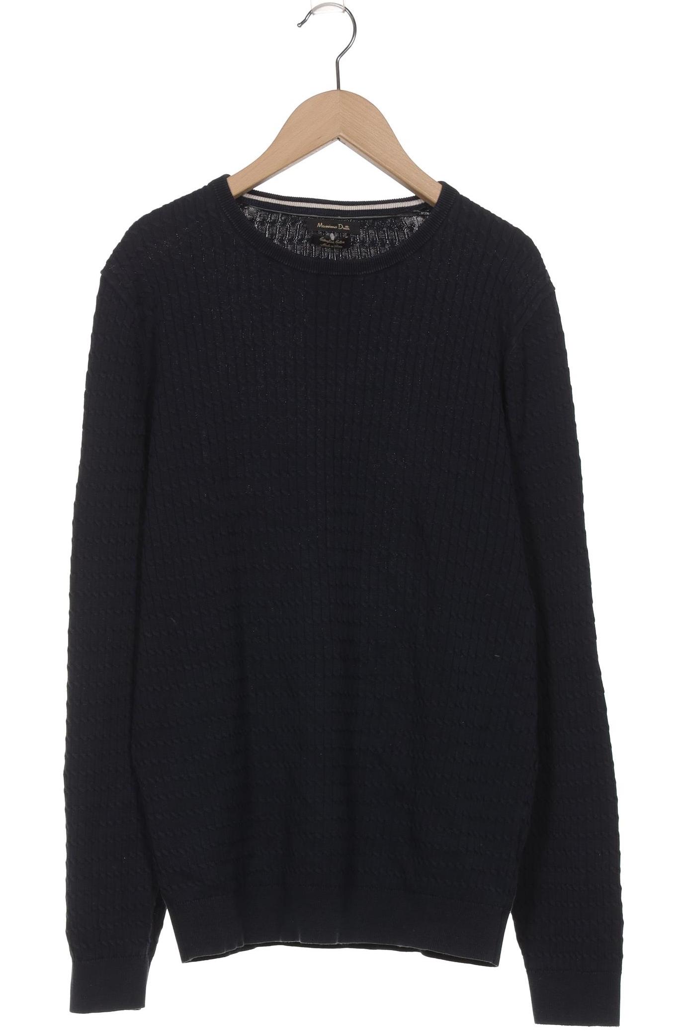 

Massimo Dutti Herren Pullover, marineblau, Gr. 52