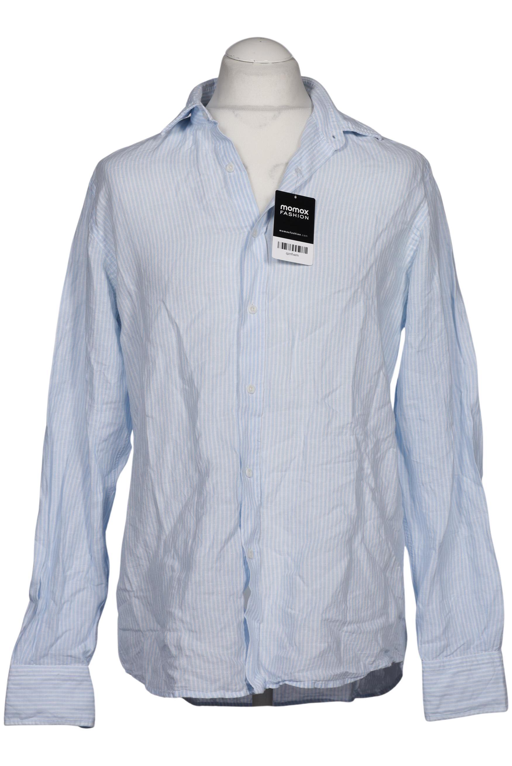 

Massimo Dutti Herren Hemd, hellblau, Gr. 52