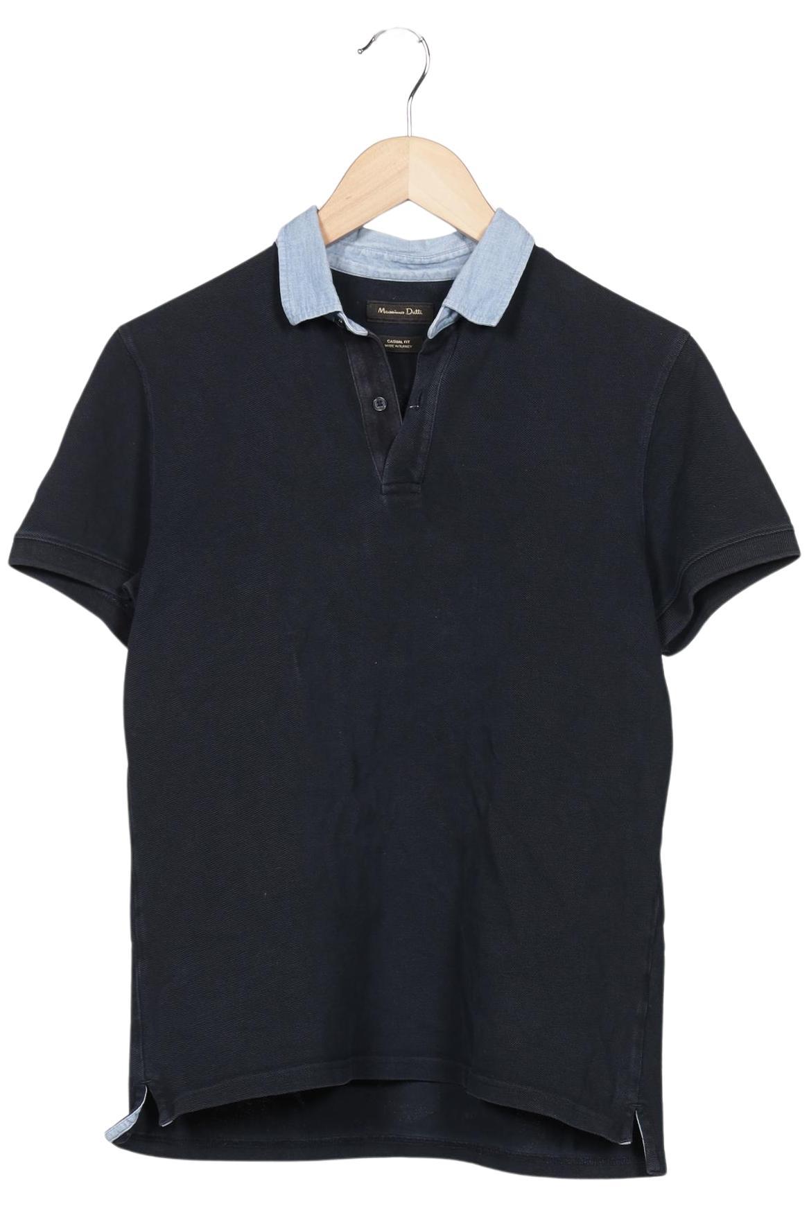 

Massimo Dutti Herren Poloshirt, marineblau, Gr. 48