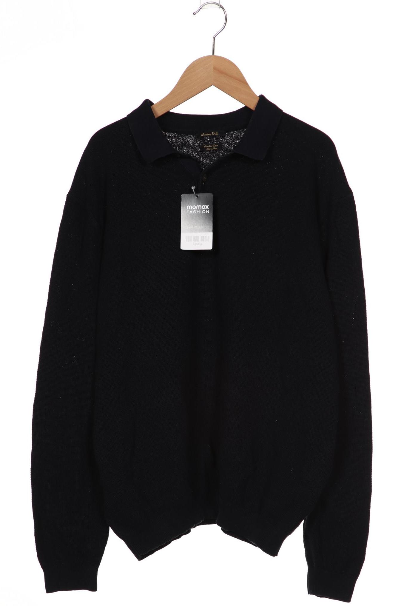 

Massimo Dutti Herren Pullover, marineblau, Gr. 52