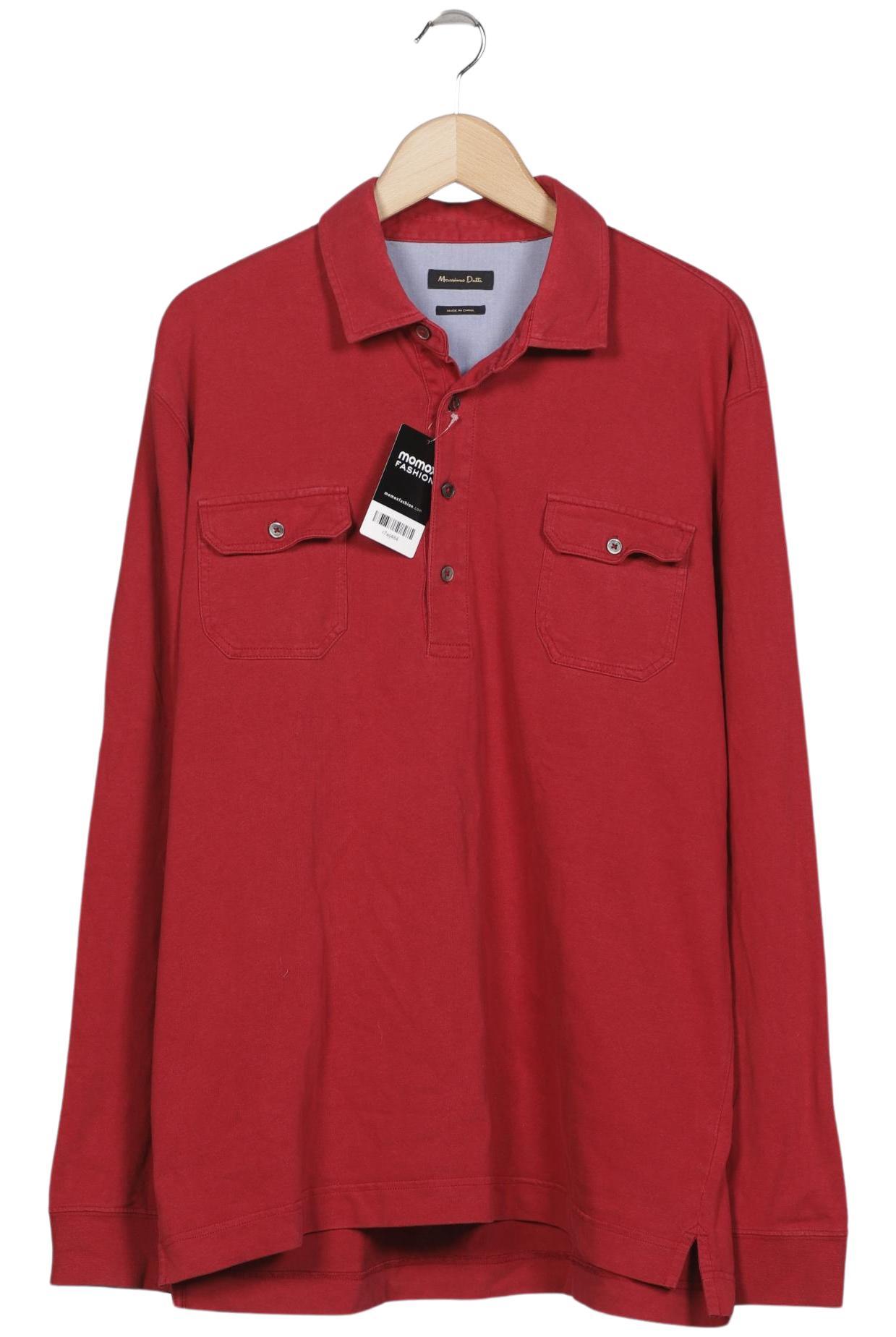 

Massimo Dutti Herren Poloshirt, rot, Gr. 56