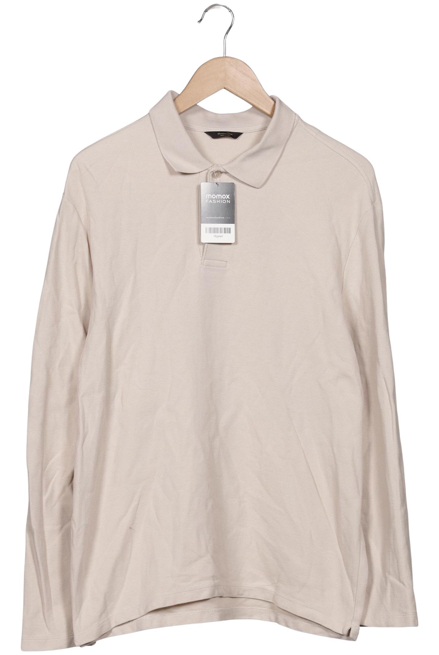 

Massimo Dutti Herren Poloshirt, beige, Gr. 52