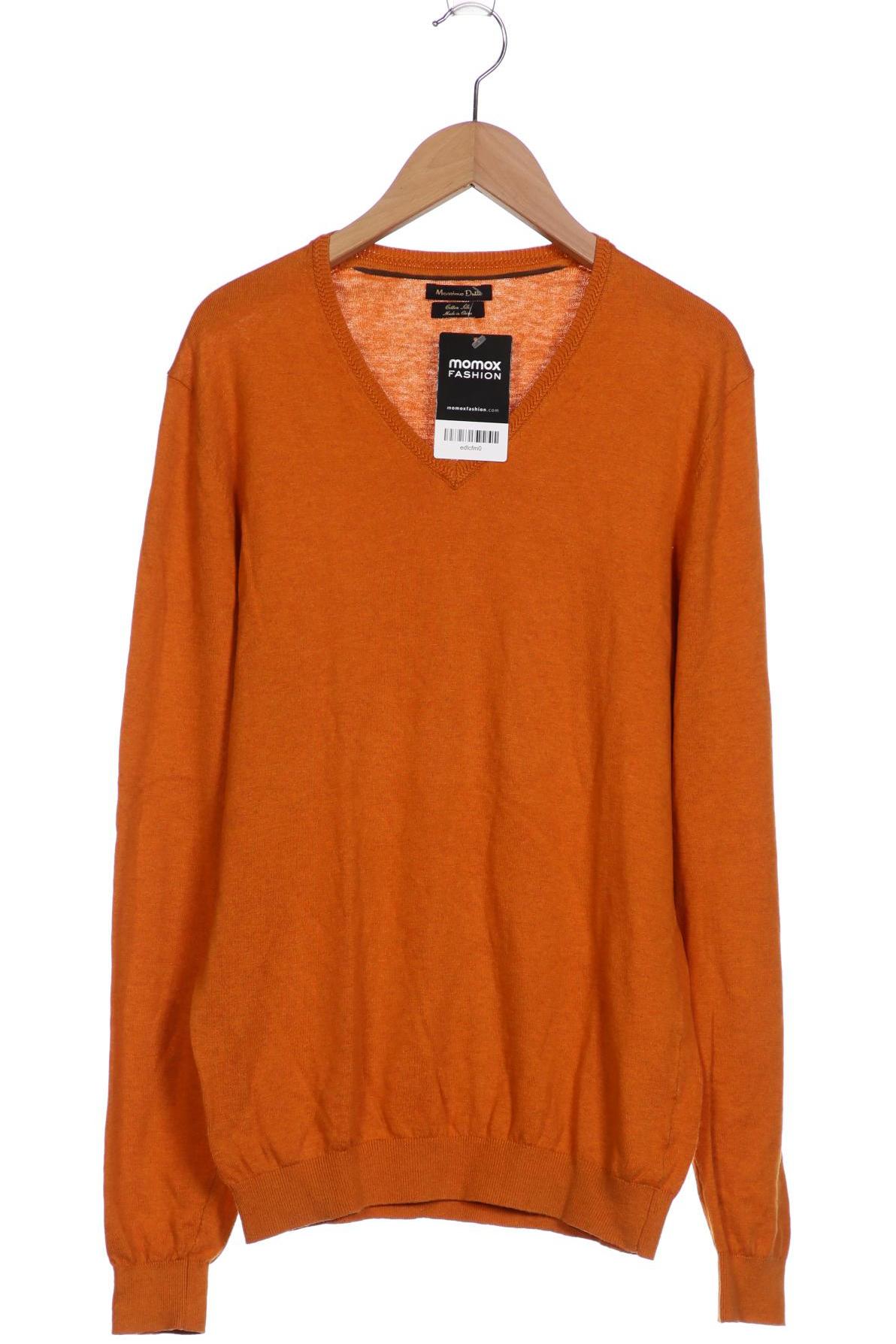

Massimo Dutti Herren Pullover, orange, Gr. 46