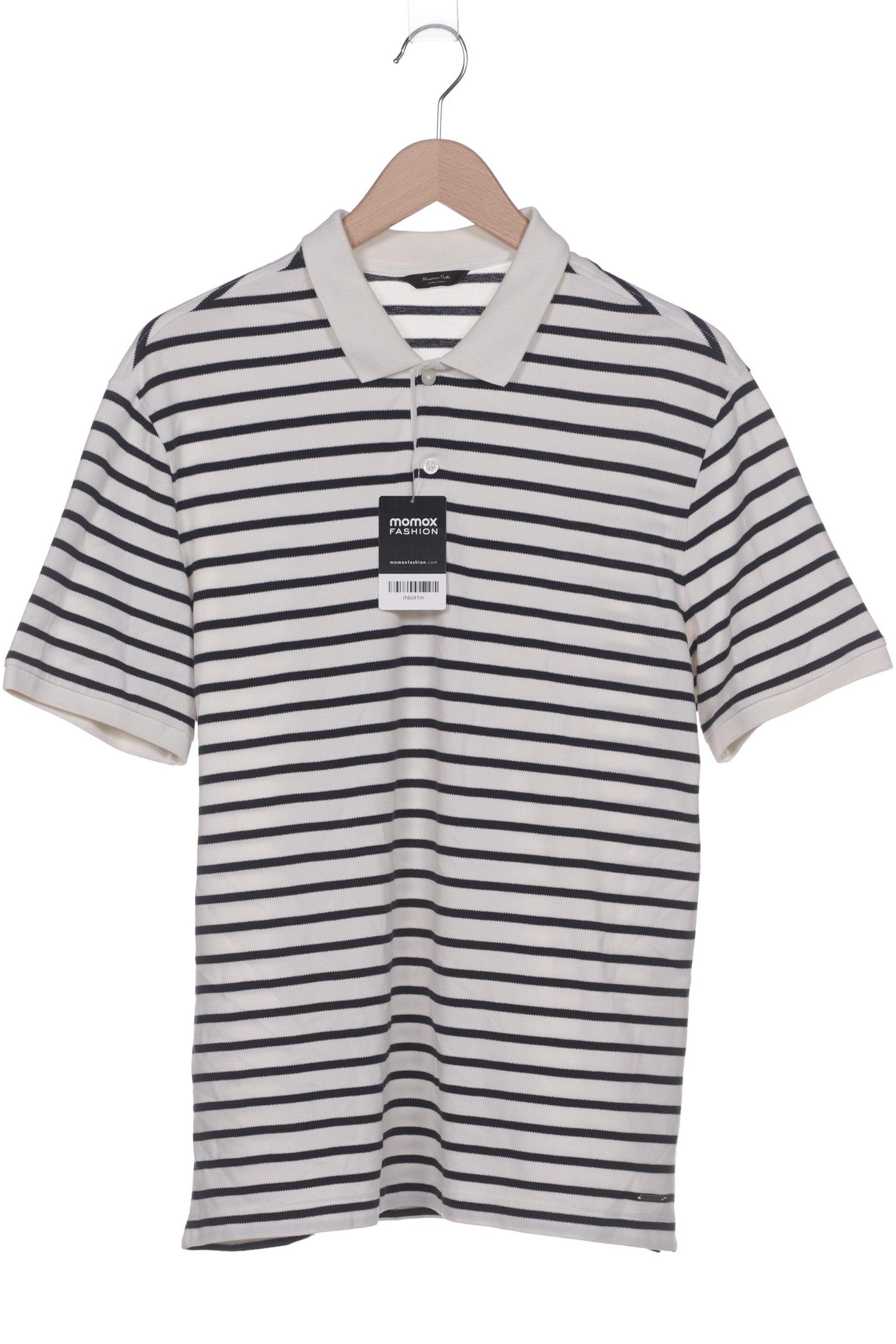 

Massimo Dutti Herren Poloshirt, cremeweiß, Gr. 52
