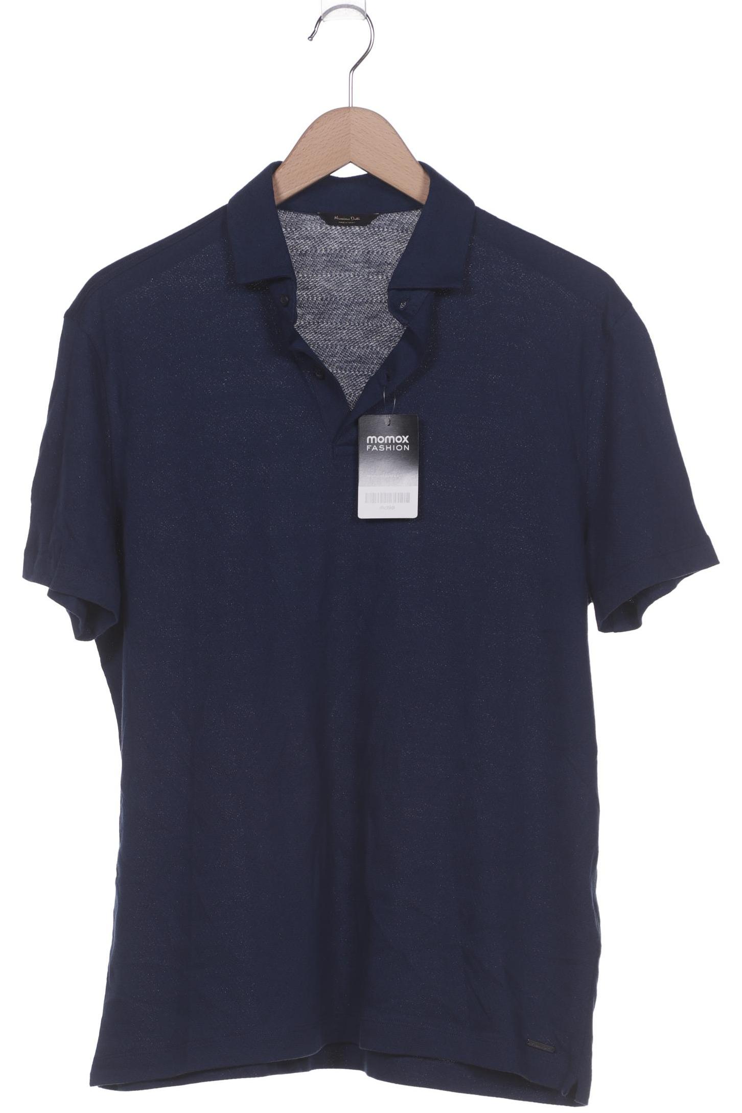 

Massimo Dutti Herren Poloshirt, marineblau, Gr. 52