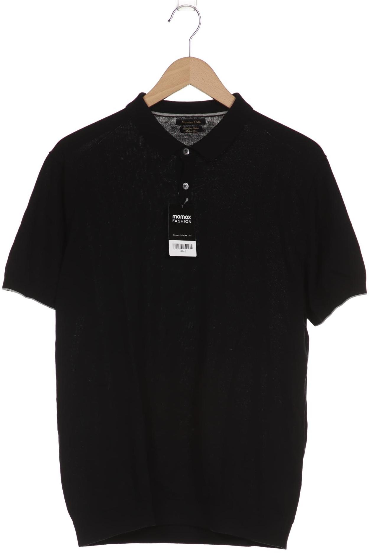 

Massimo Dutti Herren Poloshirt, schwarz