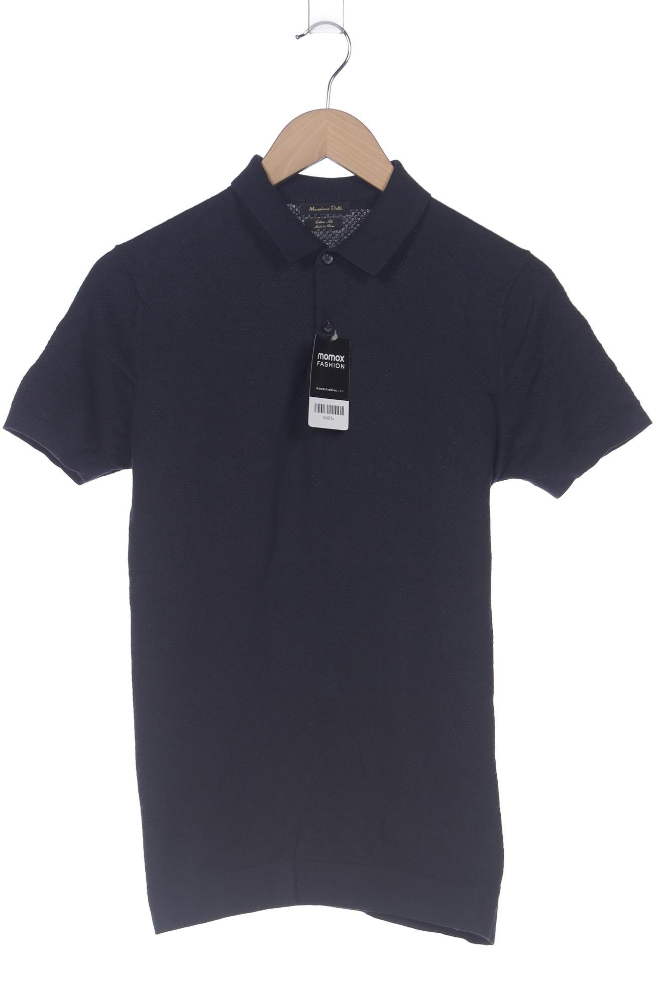 

Massimo Dutti Herren Poloshirt, marineblau, Gr. 48
