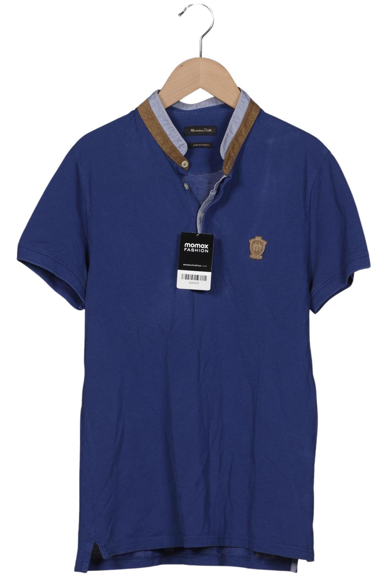 

Massimo Dutti Herren Poloshirt, marineblau, Gr. 48