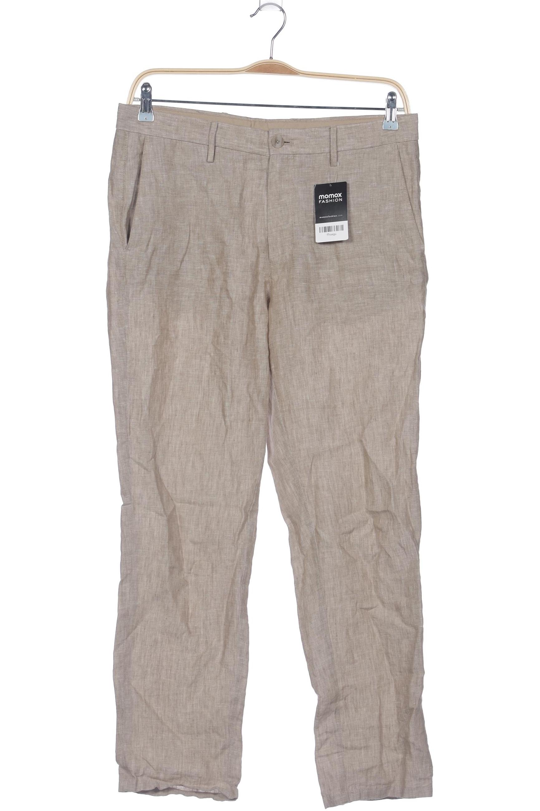 

Massimo Dutti Herren Stoffhose, beige, Gr. 31