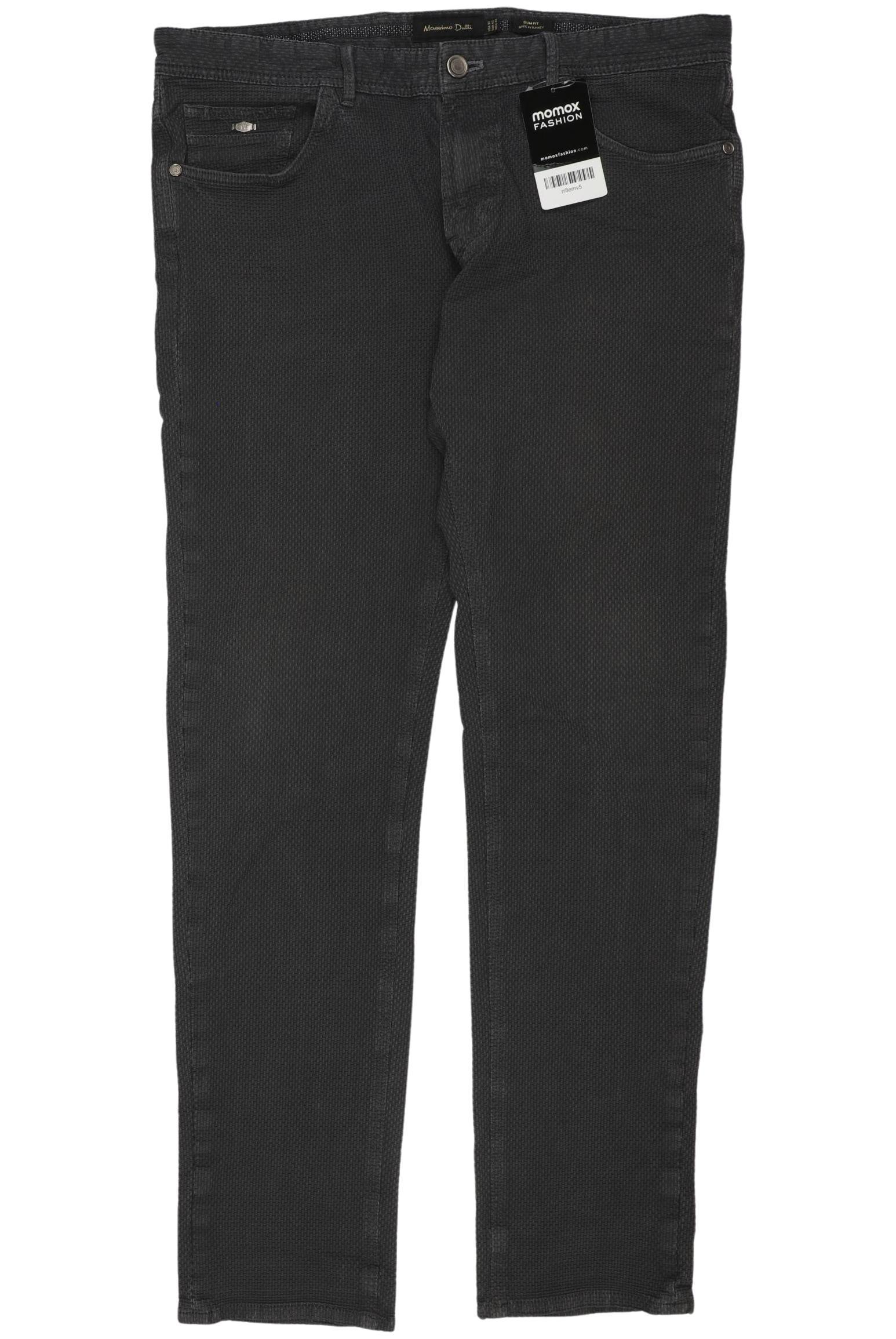 Thumbnail - Massimo Dutti Herren Stoffhose, grau, Gr. 32