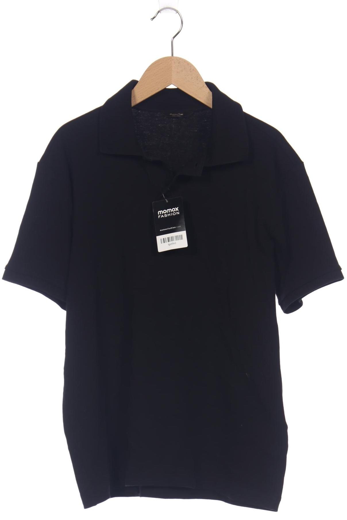 Thumbnail - Massimo Dutti Herren Poloshirt, schwarz, Gr. 46