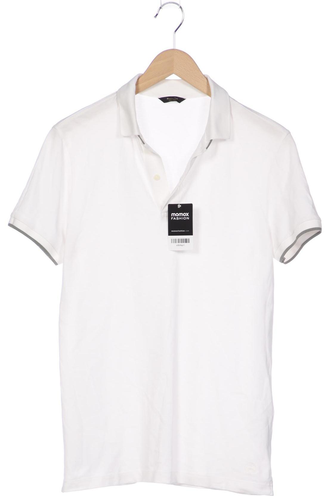 

Massimo Dutti Herren Poloshirt, weiß