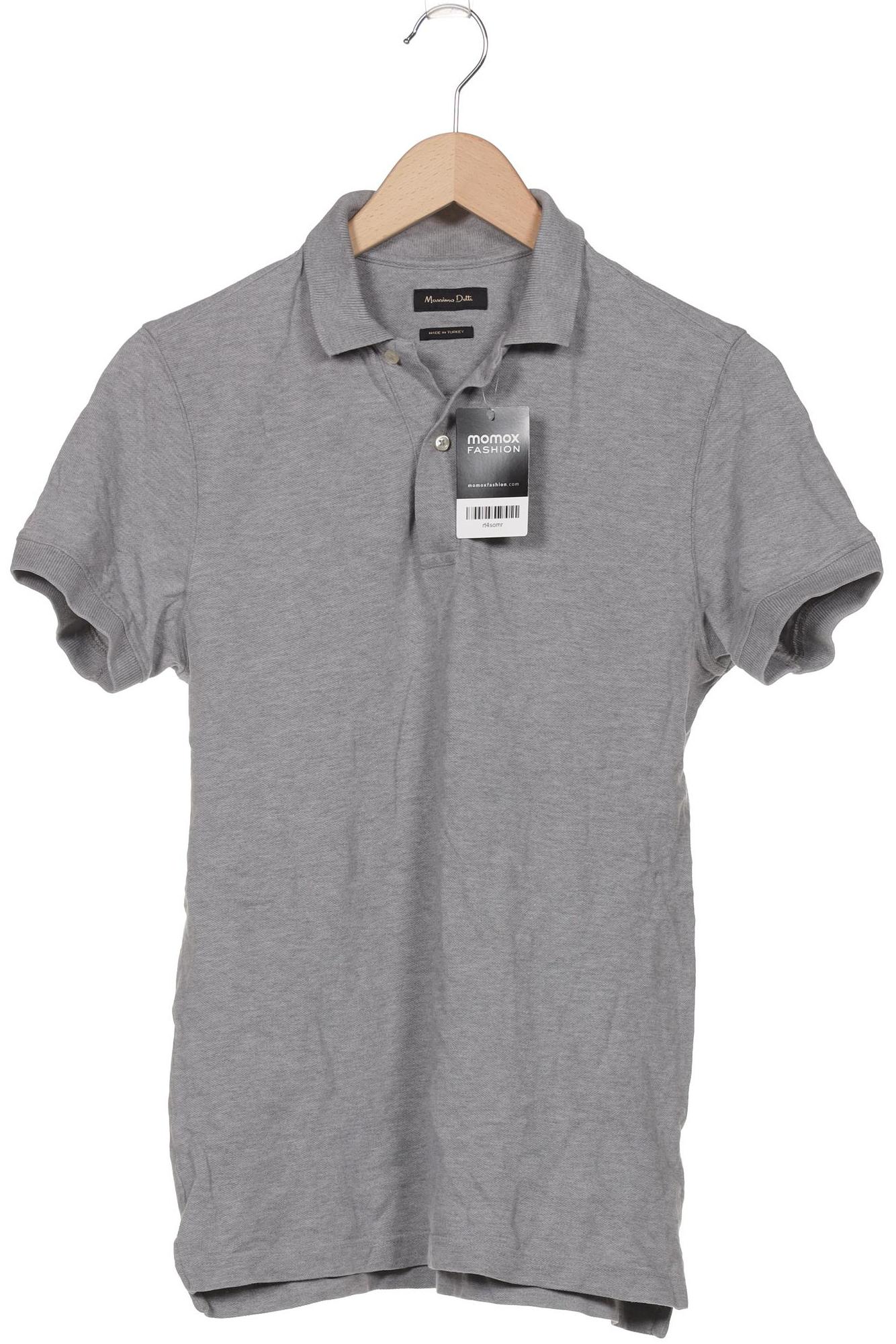 

Massimo Dutti Herren Poloshirt, grau, Gr. 46