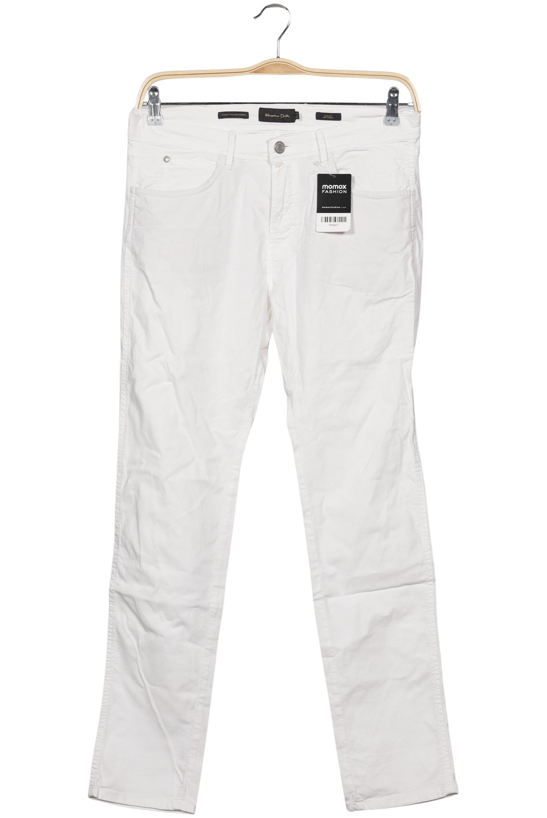 

Massimo Dutti Herren Stoffhose, weiß, Gr. 31