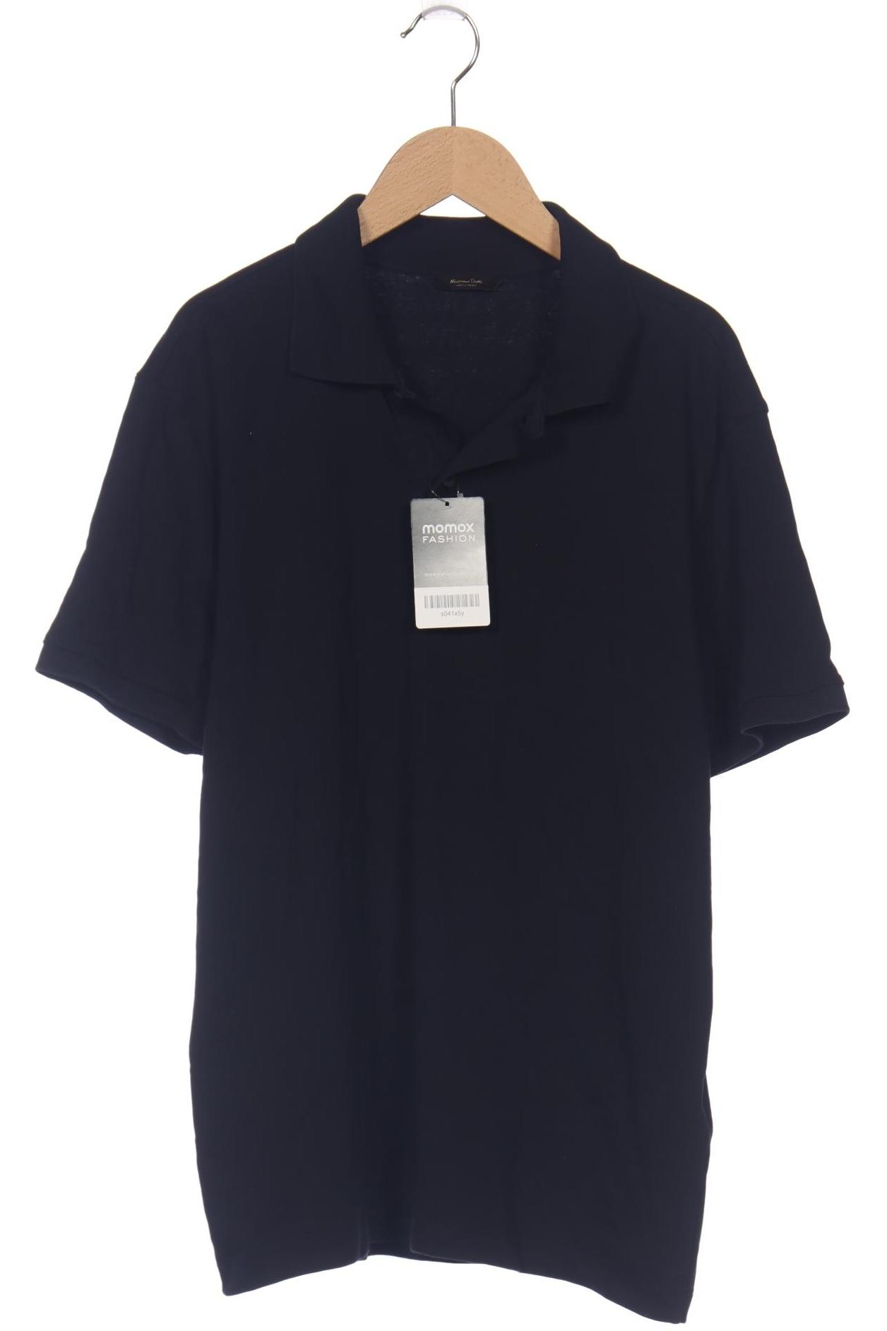 

Massimo Dutti Herren Poloshirt, schwarz, Gr. 46