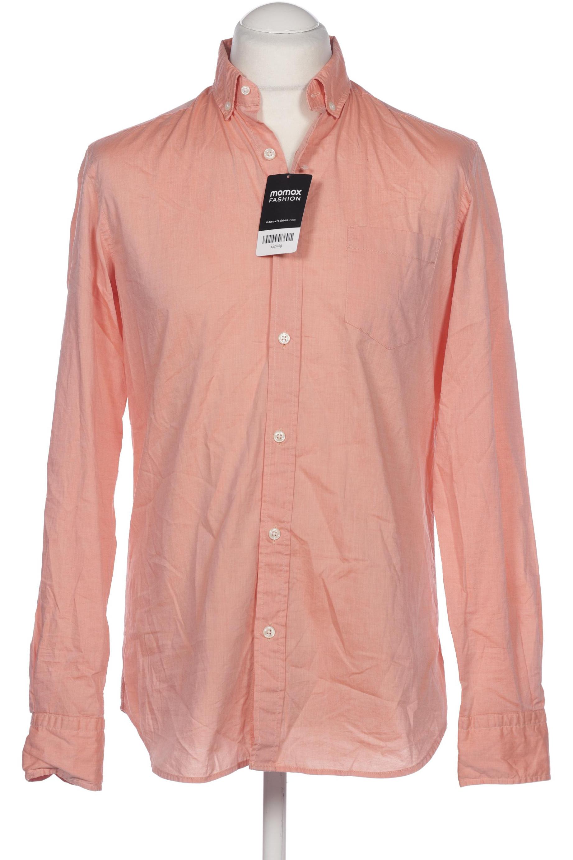 

Massimo Dutti Herren Hemd, orange, Gr. 48